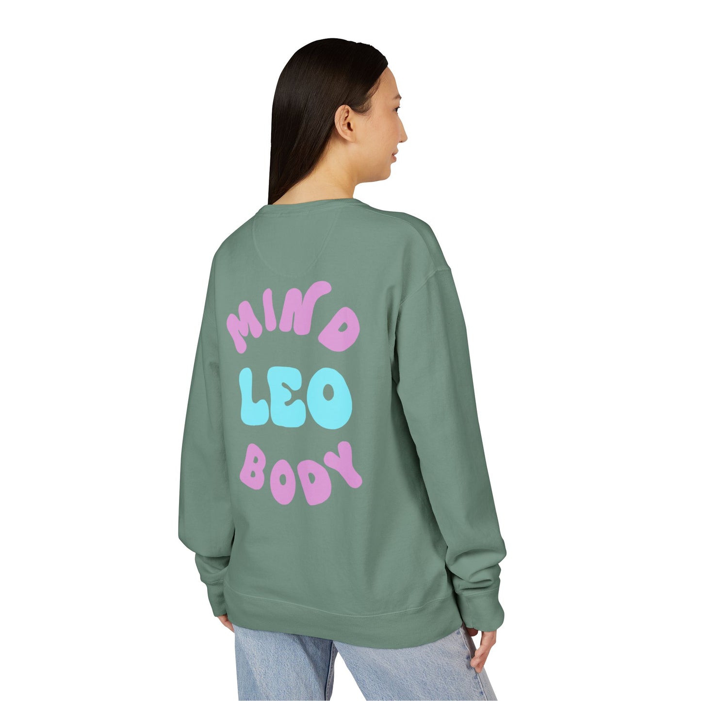 Healing Is Not Linear Crewneck - Lilac and Teal
