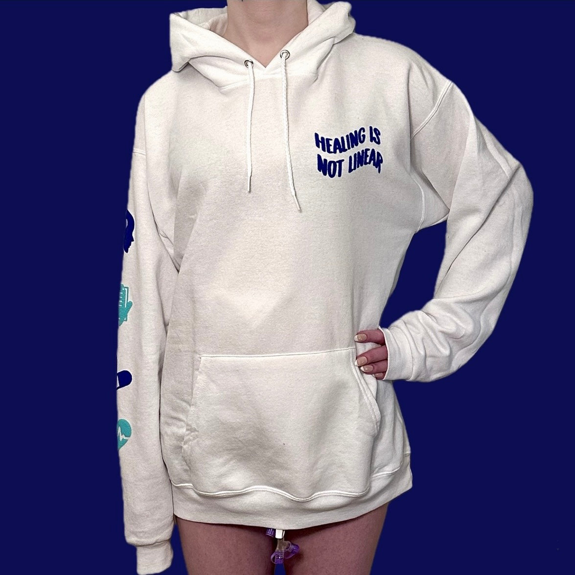 Leo Puff Print Hoodie