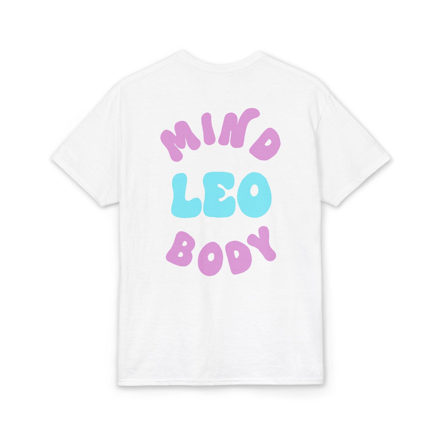 Leo Mind and Body T-Shirt - Teal and Lilac