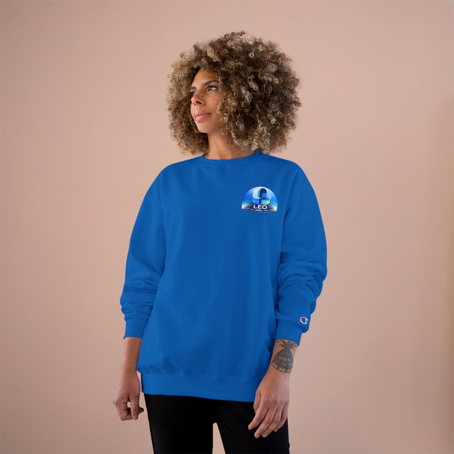 Leo Globe Premium Crewneck Sweatshirt