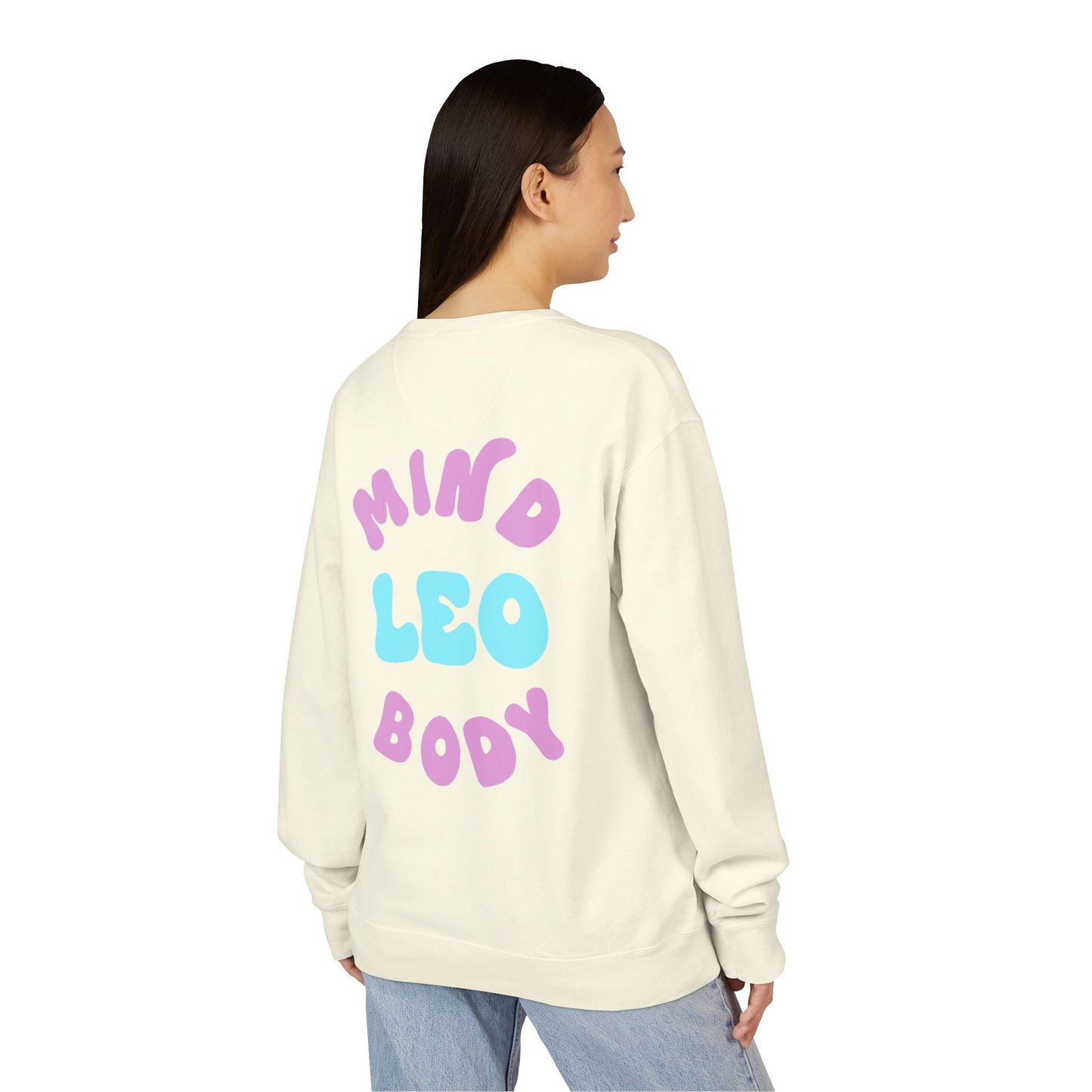 Healing Is Not Linear Crewneck - Lilac and Teal