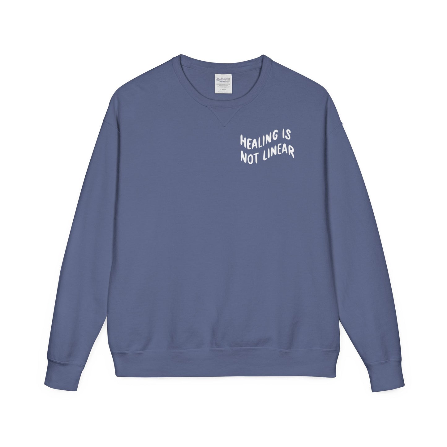 Healing Is Not Linear Crewneck - White