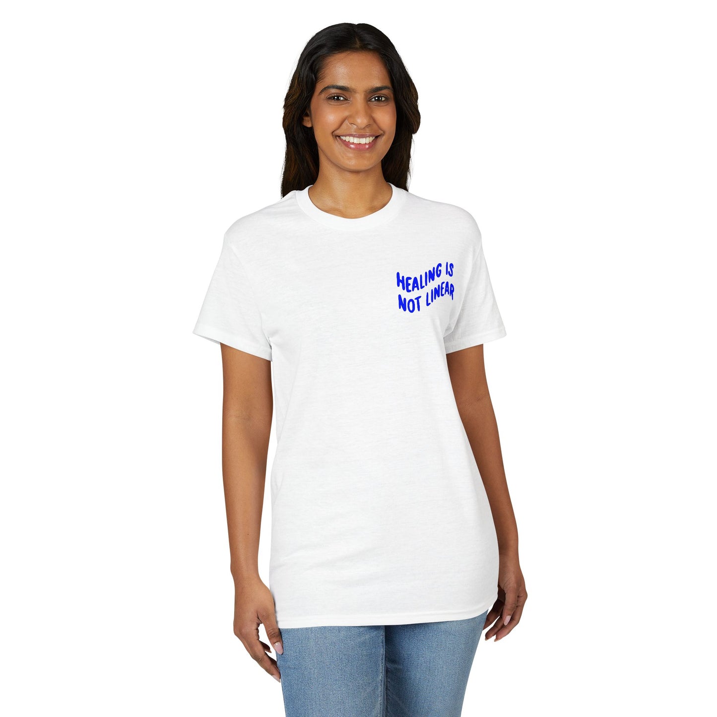 Leo Mind and Body T-Shirt - Teal and Navy Blue