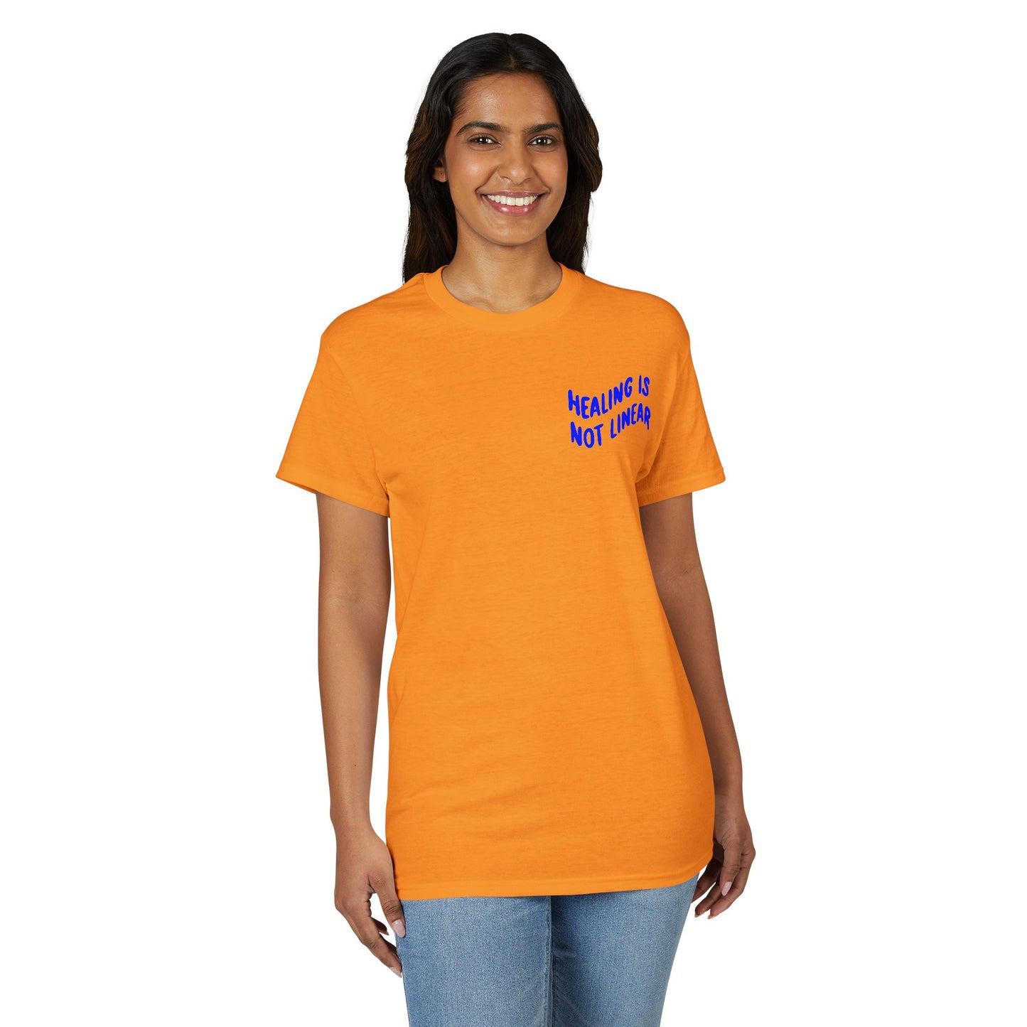 Leo Mind and Body T-Shirt - Teal and Navy Blue