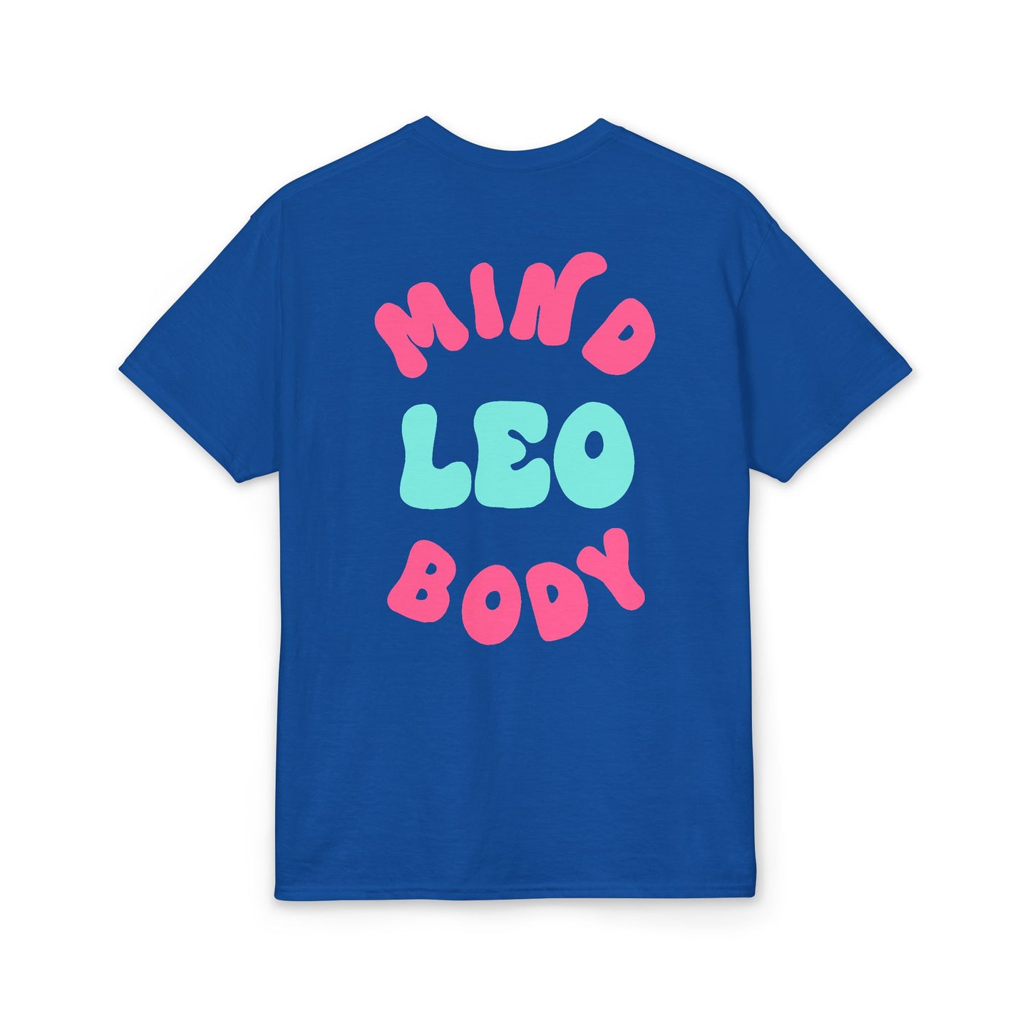 Leo Mind and Body T-Shirt - Teal and Lilac