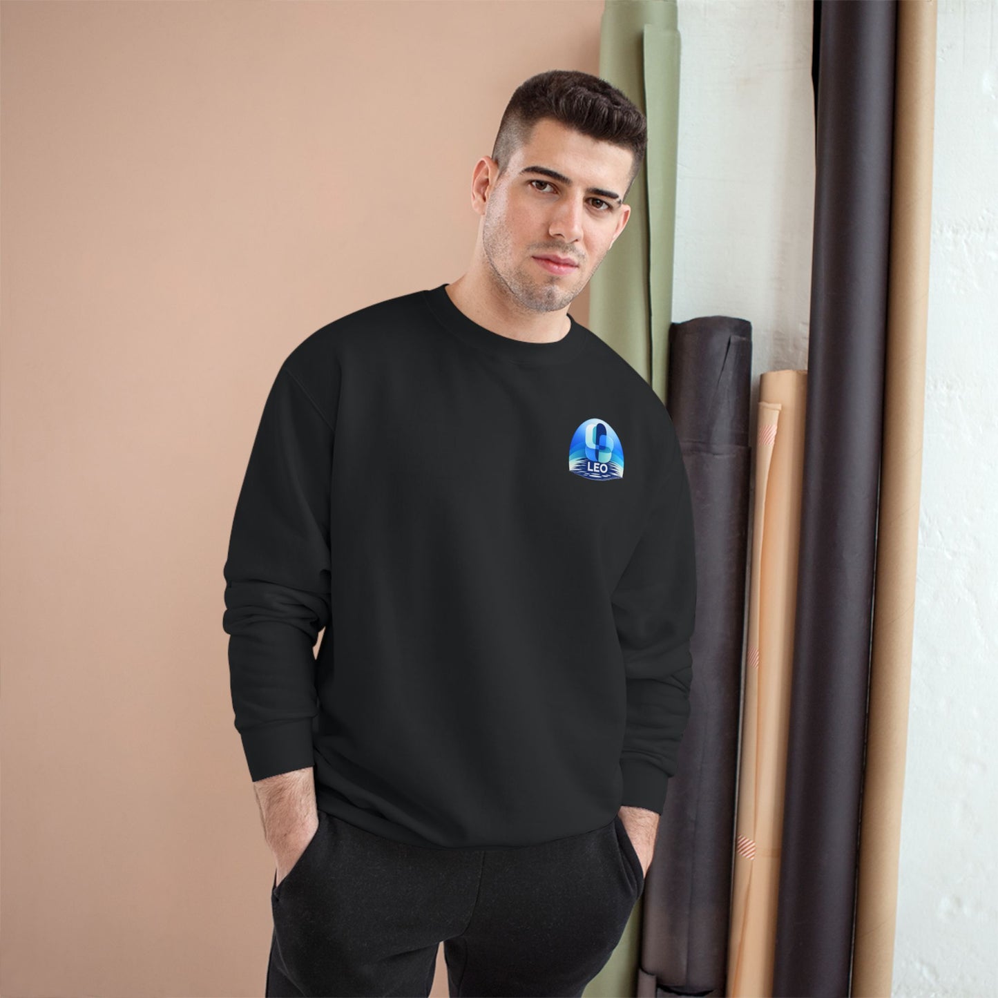 Leo Globe Premium Crewneck Sweatshirt