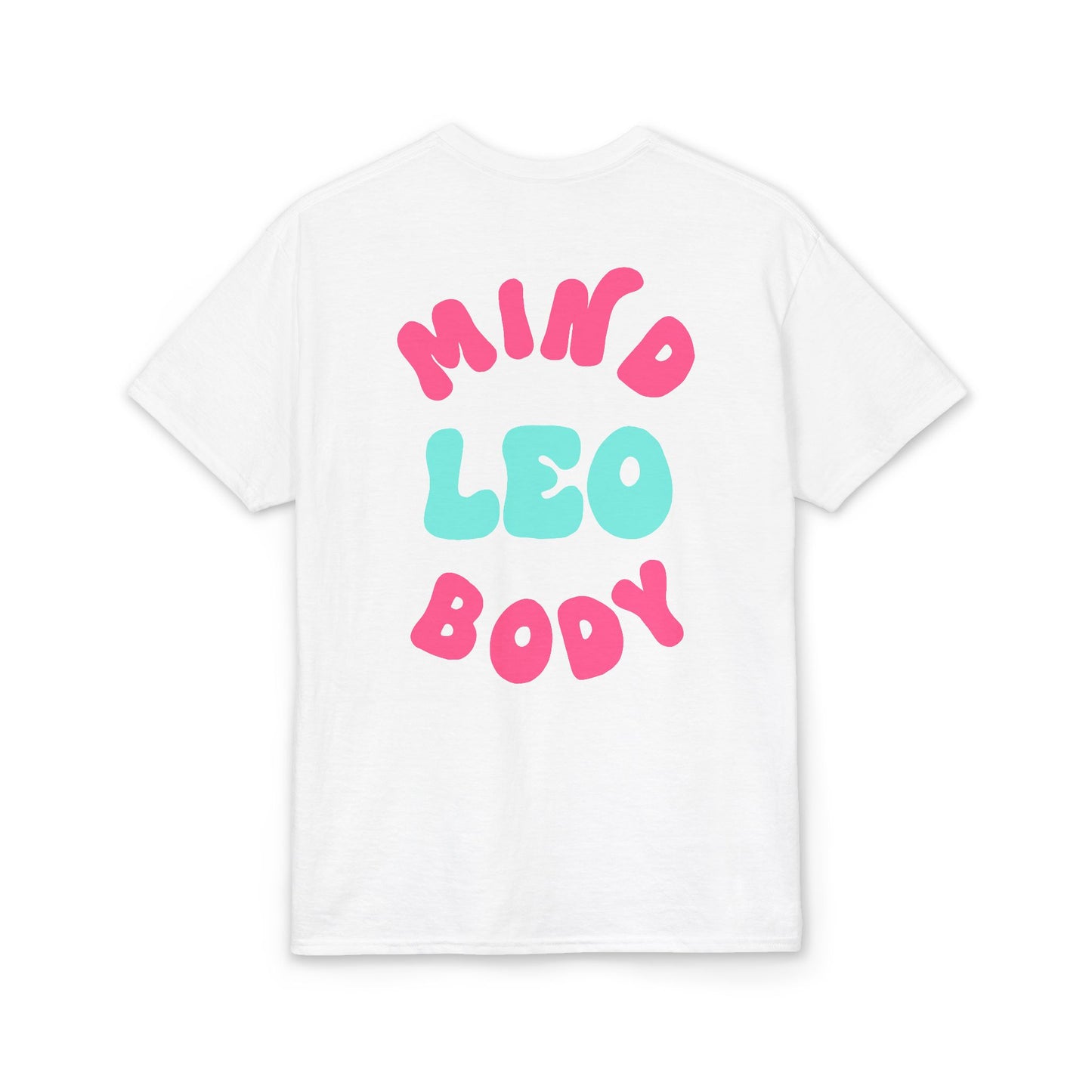 Leo Mind and Body T-Shirt - Teal and Lilac