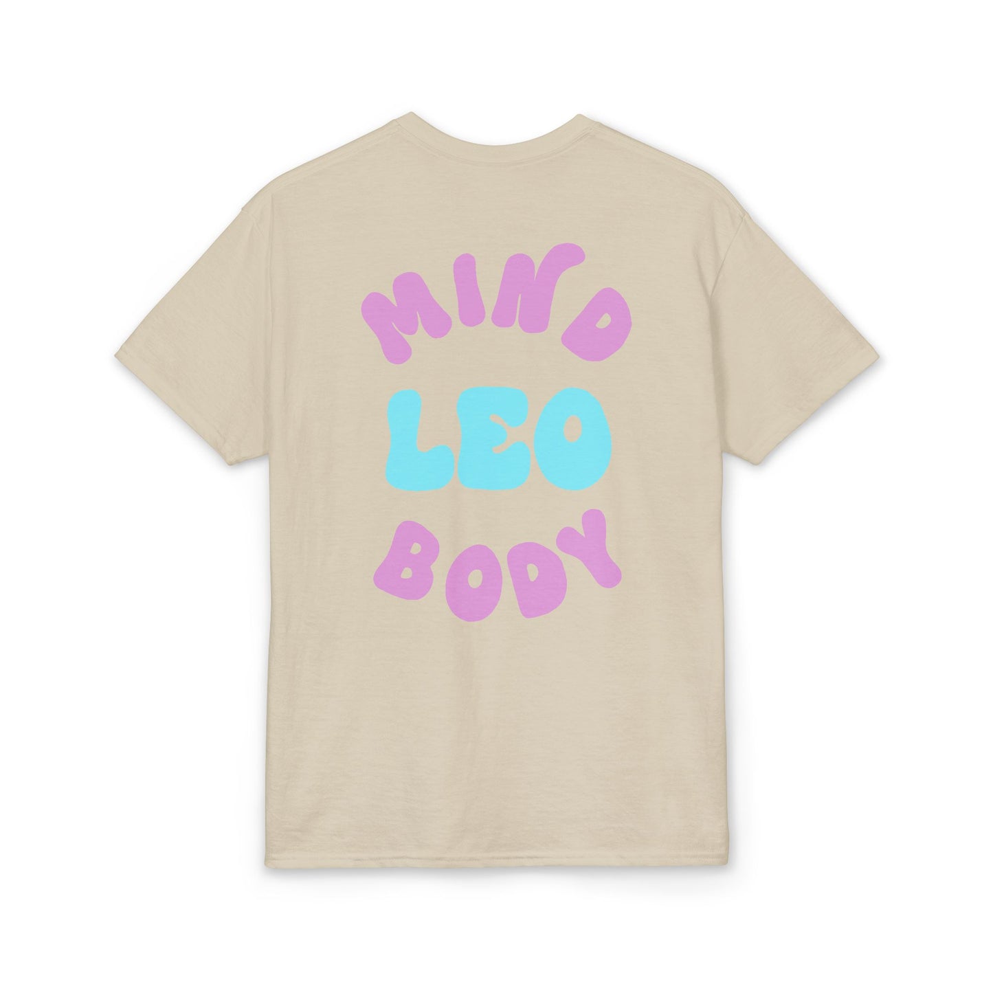 Leo Mind and Body T-Shirt - Teal and Lilac