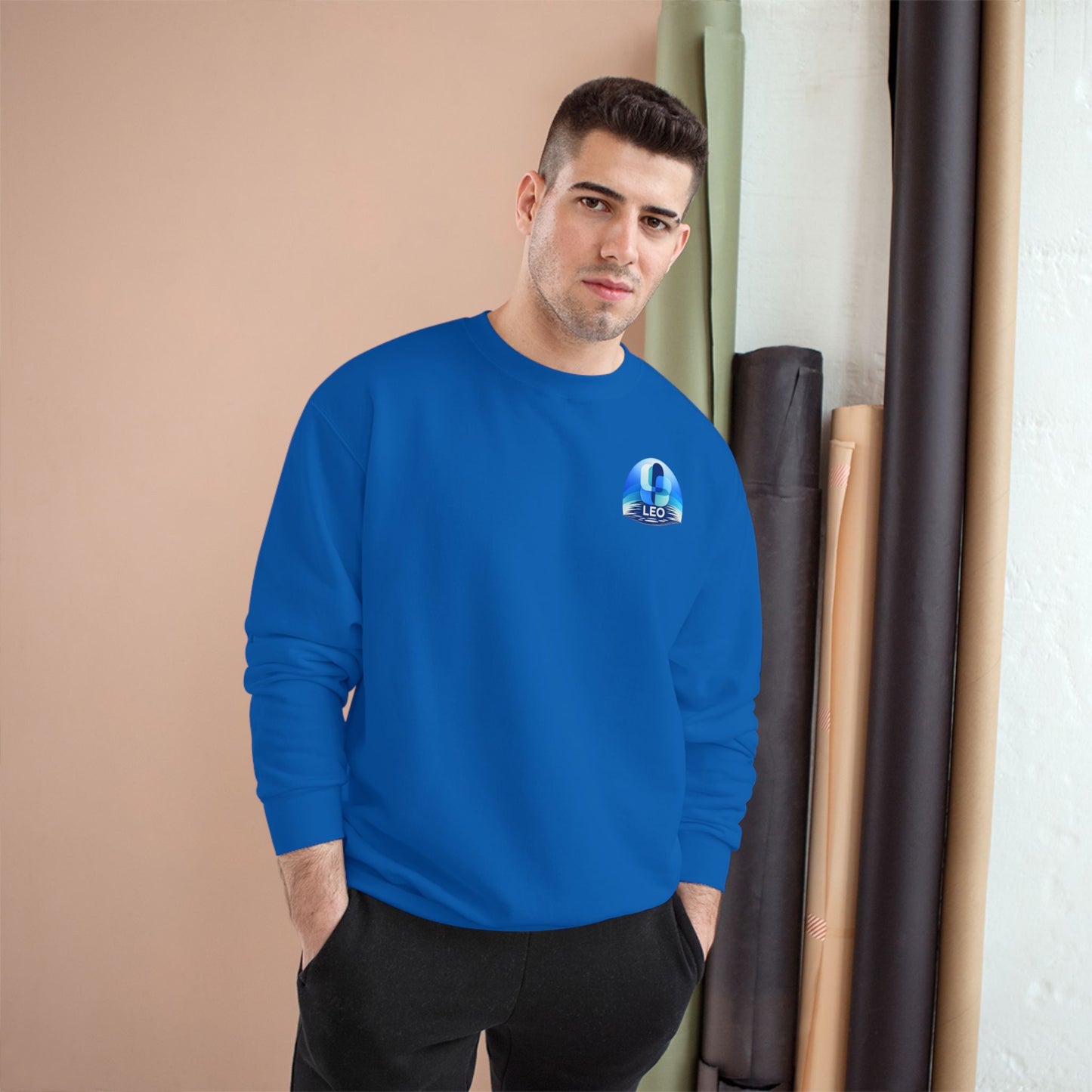 Leo Globe Premium Crewneck Sweatshirt