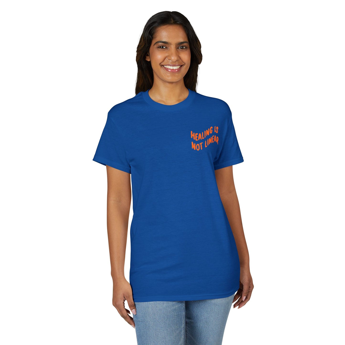 Leo Mind and Body T-Shirt - Pink and Orange