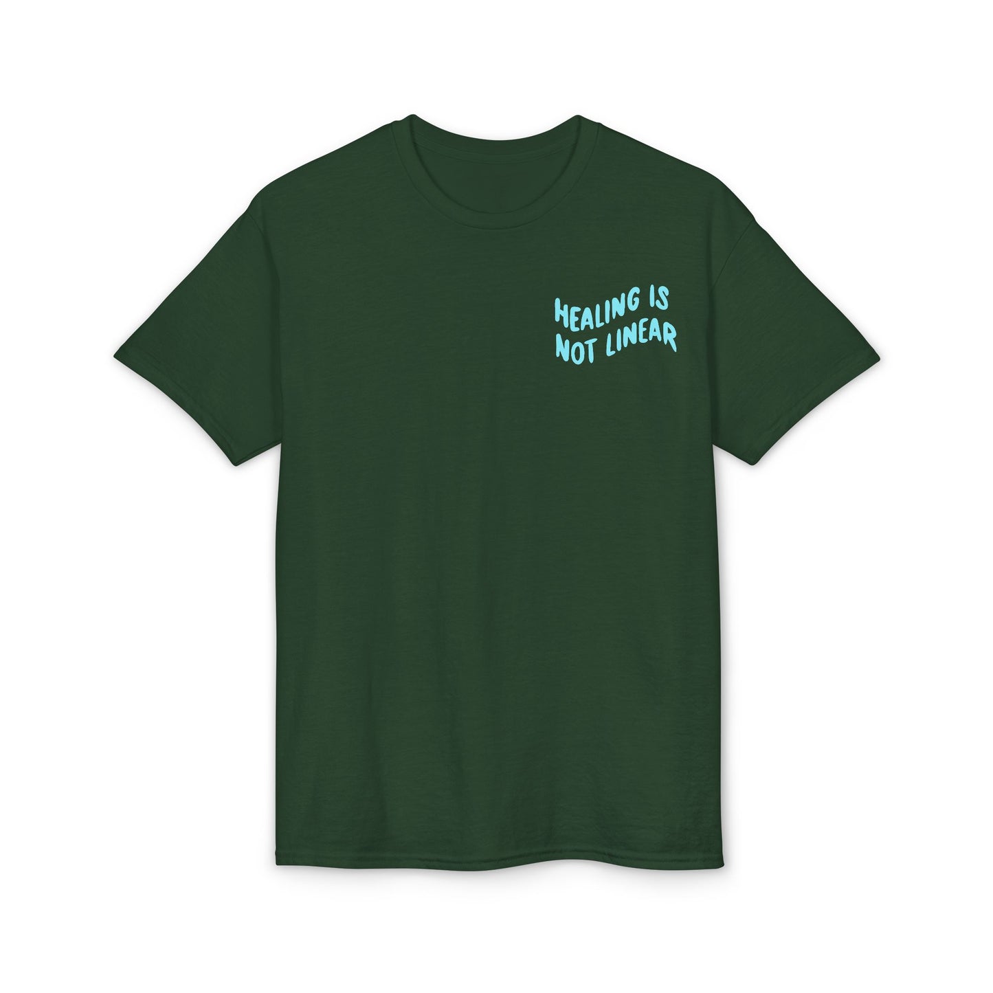 Leo Mind and Body T-Shirt - Teal and Lilac