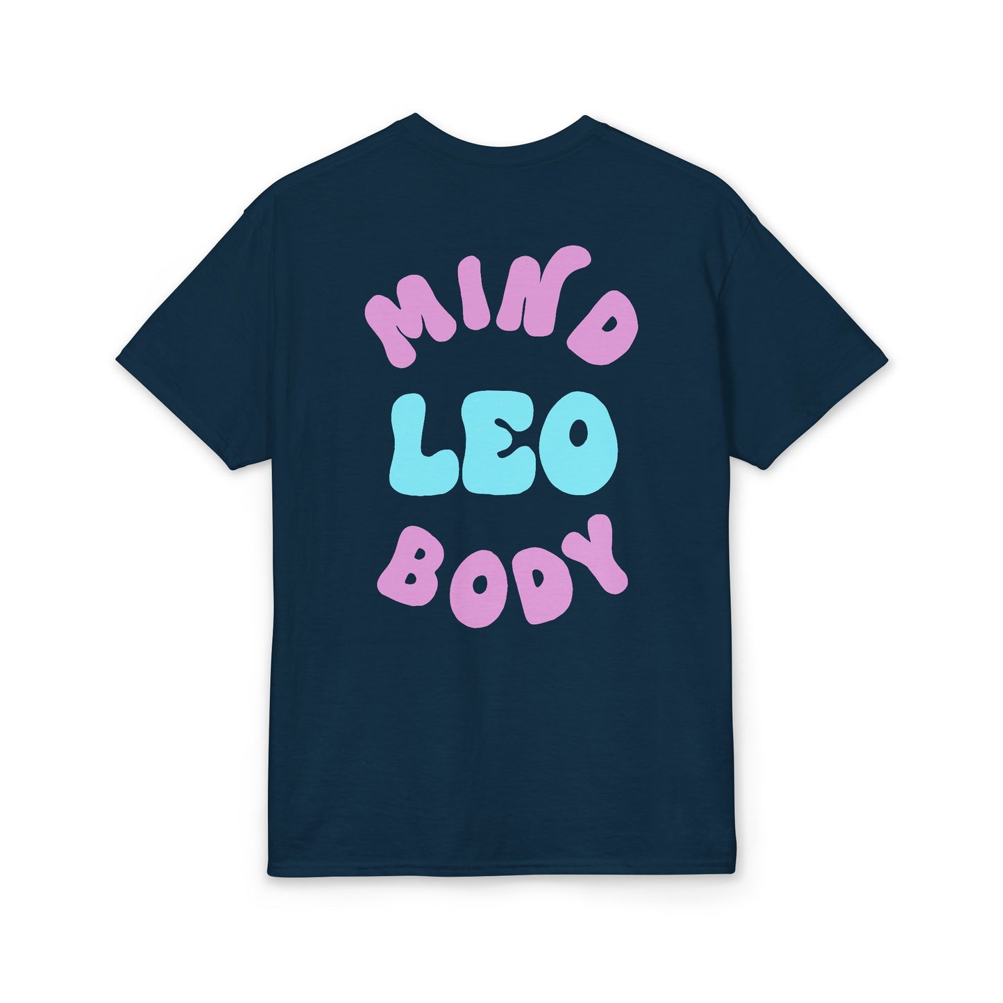 Leo Mind and Body T-Shirt - Teal and Lilac