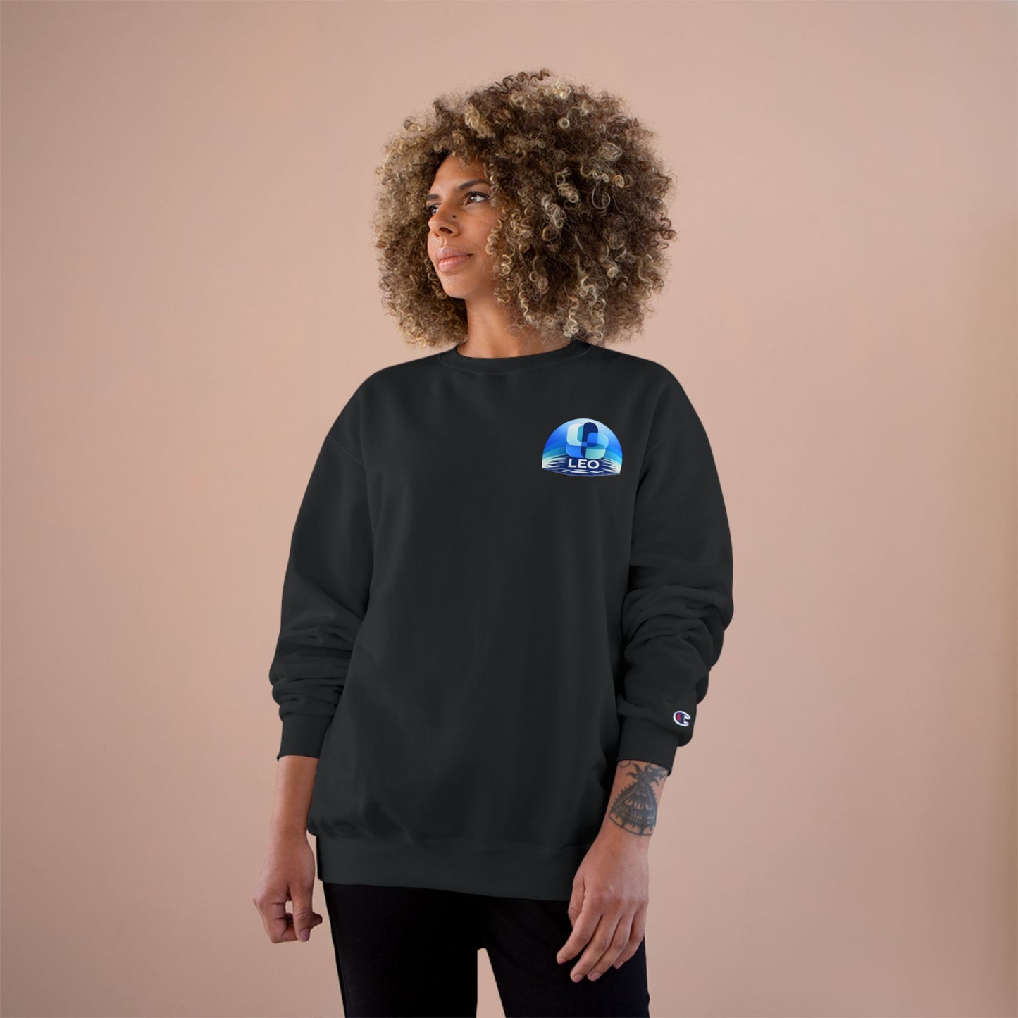 Leo Globe Premium Crewneck Sweatshirt
