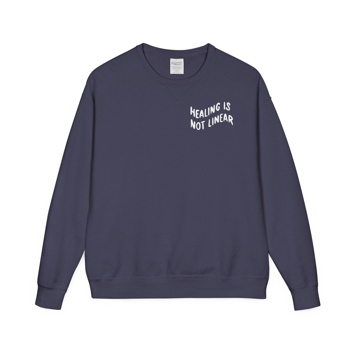 Healing Is Not Linear Crewneck - White