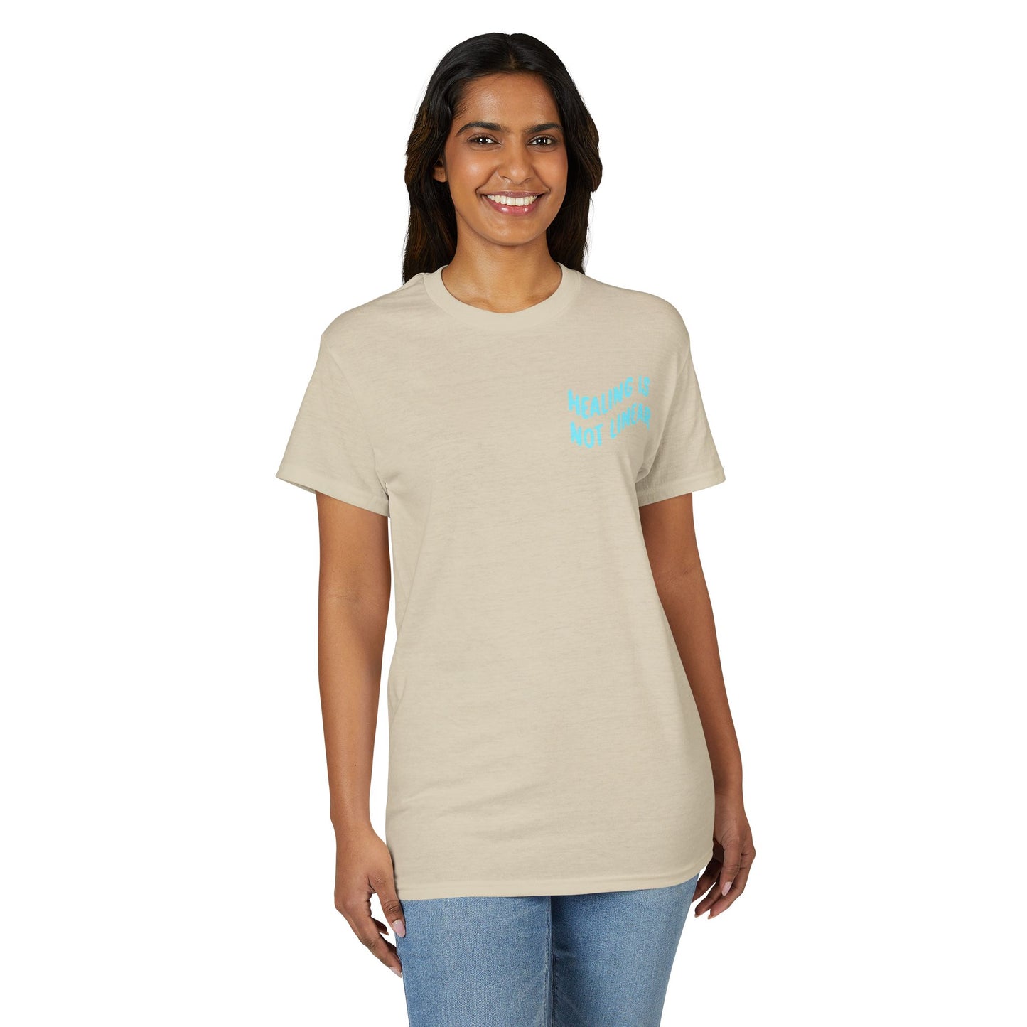Leo Mind and Body T-Shirt - Teal and Lilac