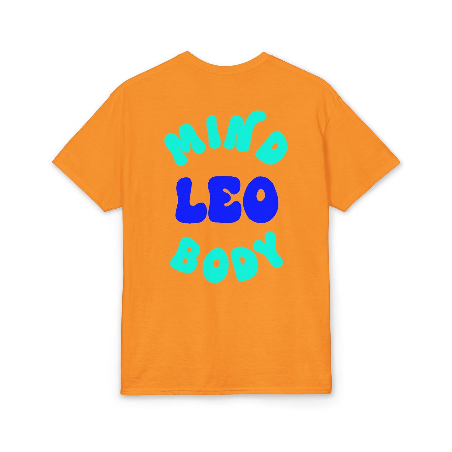Leo Mind and Body T-Shirt - Teal and Navy Blue