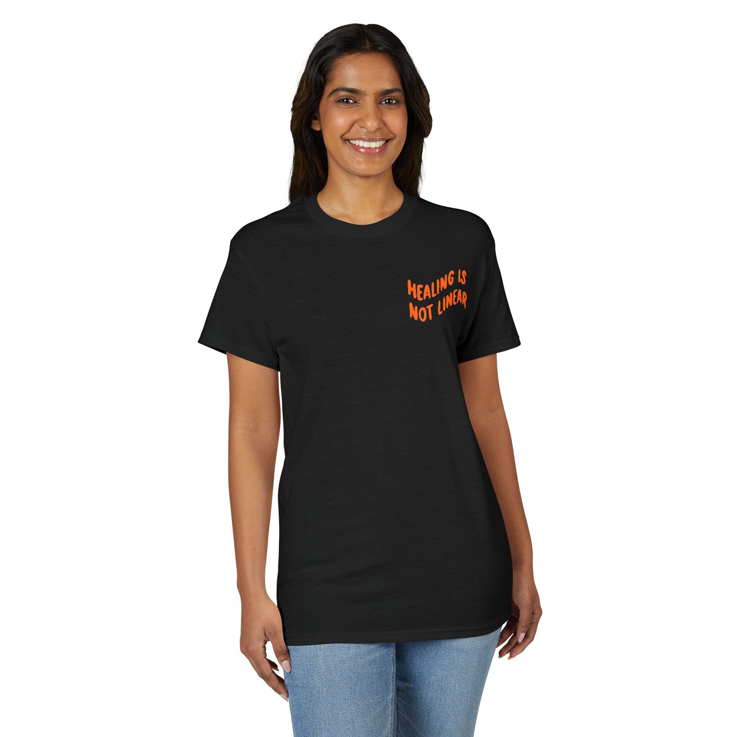 Leo Mind and Body T-Shirt - Pink and Orange