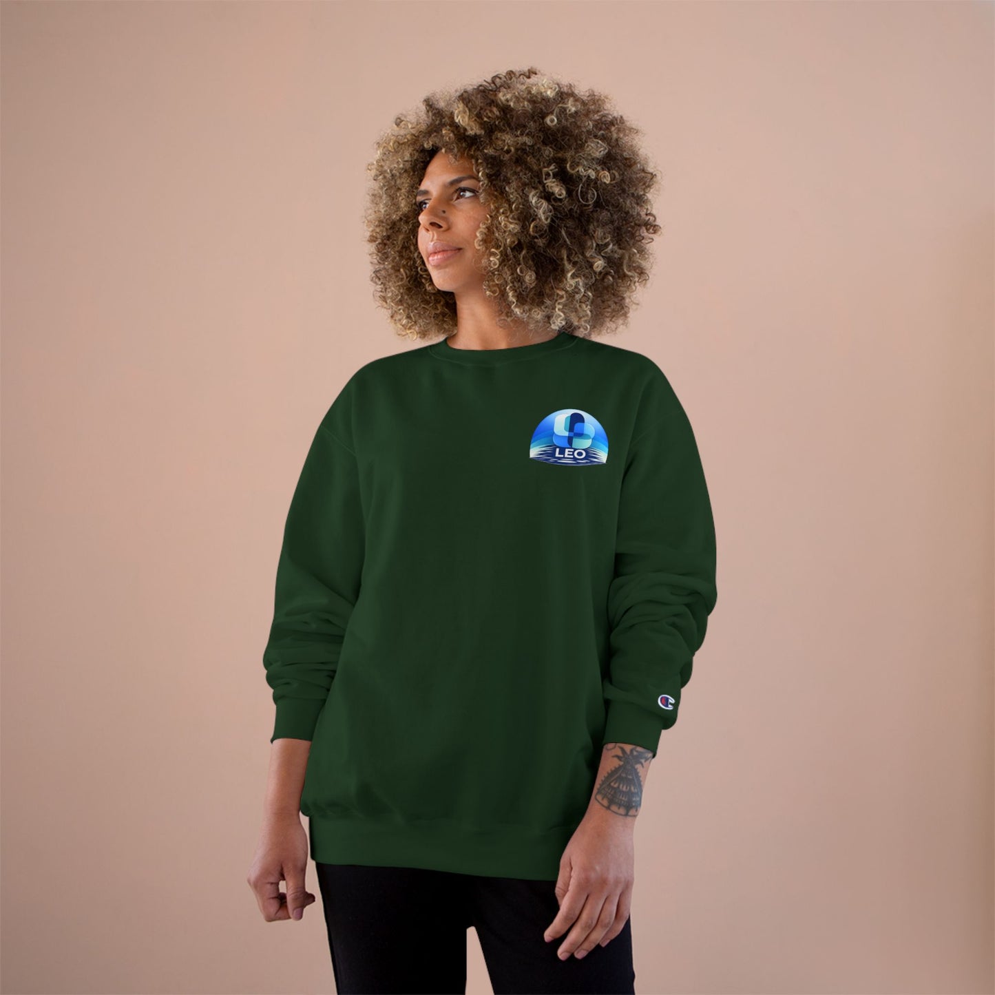 Leo Globe Premium Crewneck Sweatshirt