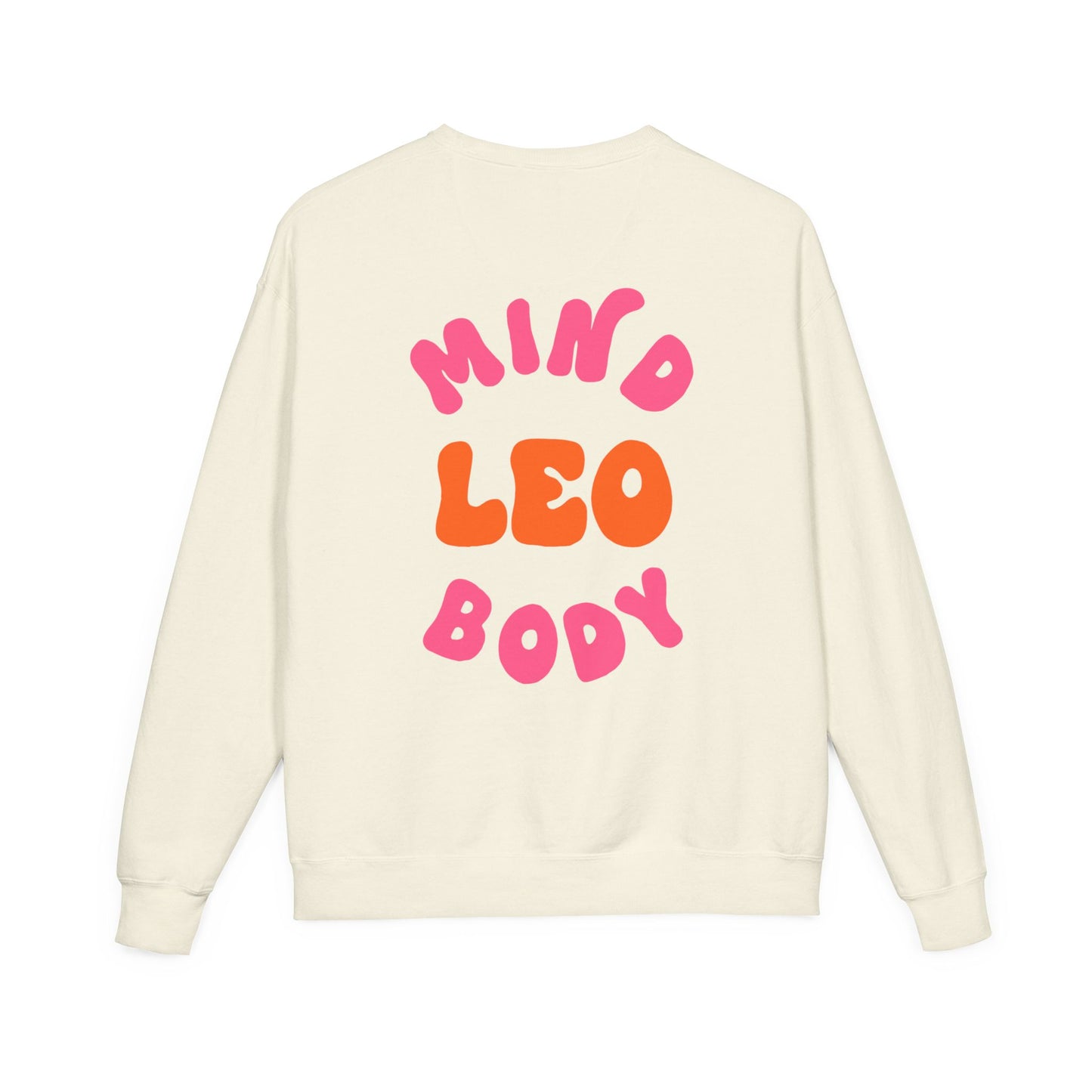 Healing Is Not Linear Crewneck - Orange and Pink Writing