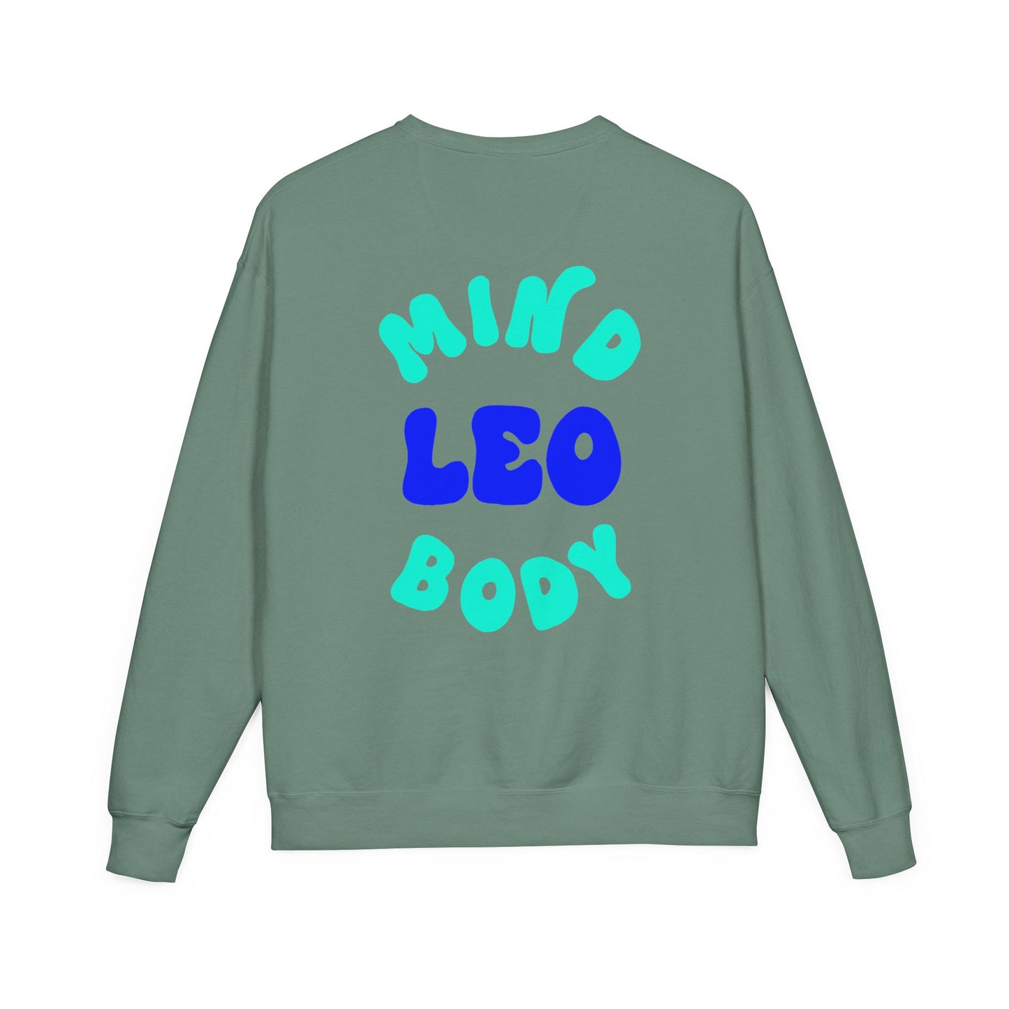 Healing Is Not Linear Crewneck - Teal and Navy