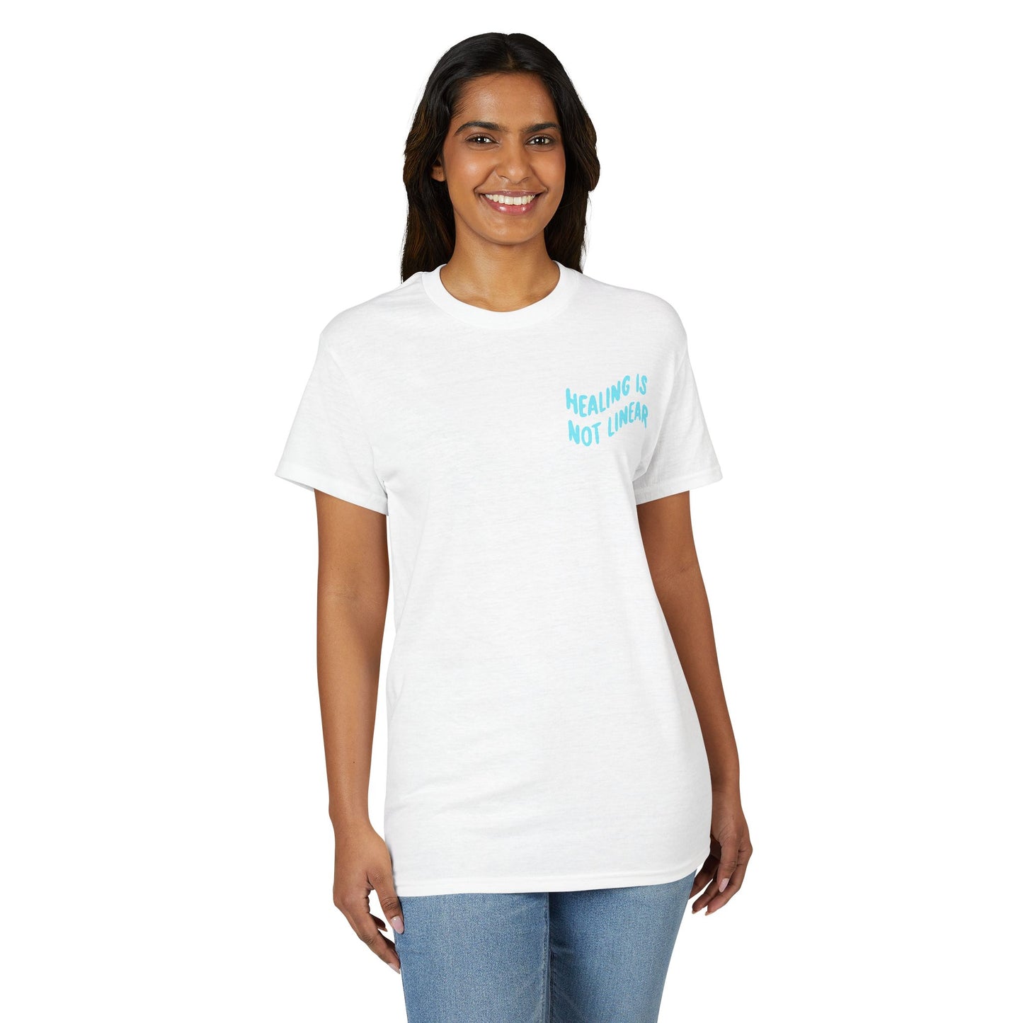 Leo Mind and Body T-Shirt - Teal and Lilac