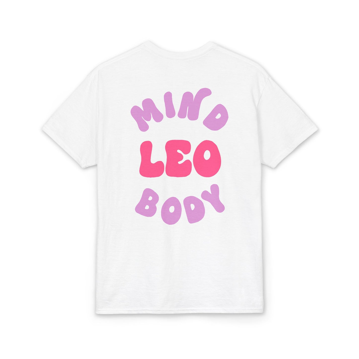 Leo Mind and Body T-Shirt - Lilac and Pink