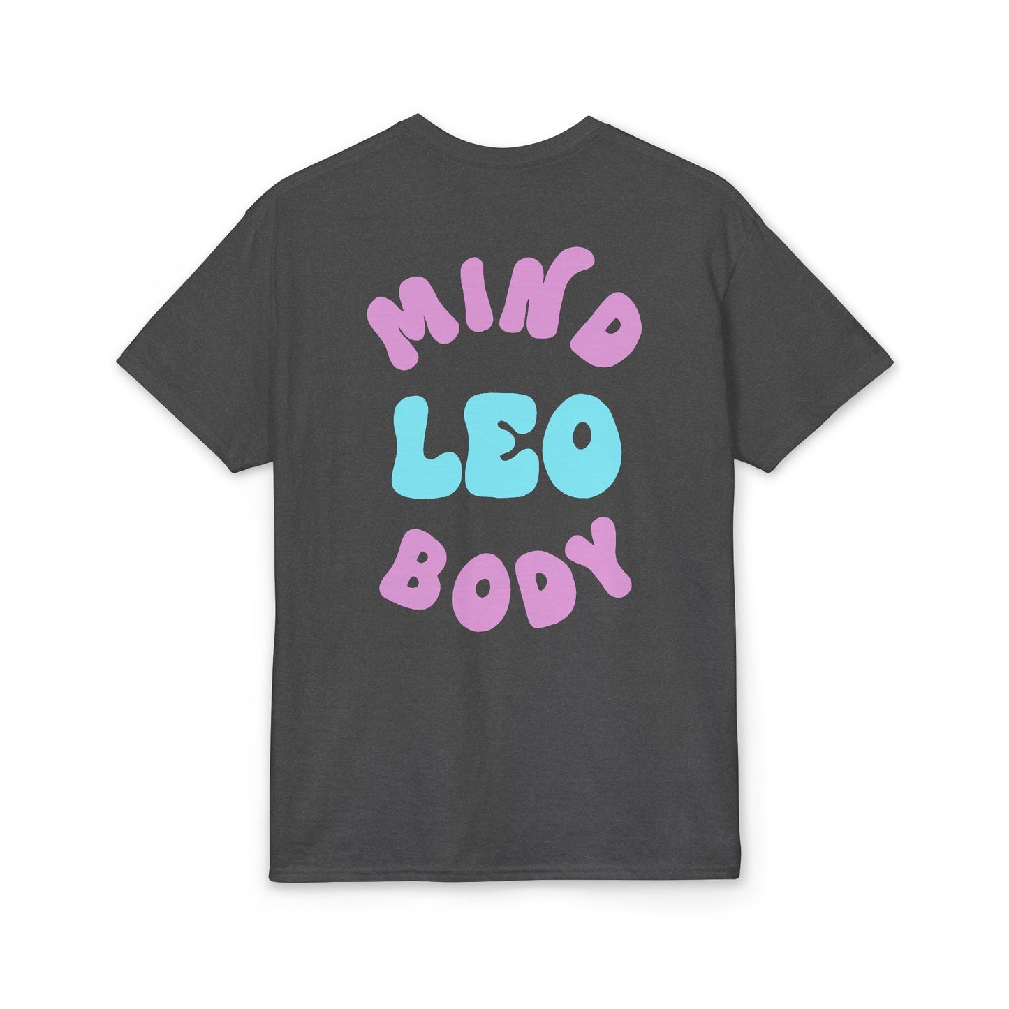 Leo Mind and Body T-Shirt - Teal and Lilac