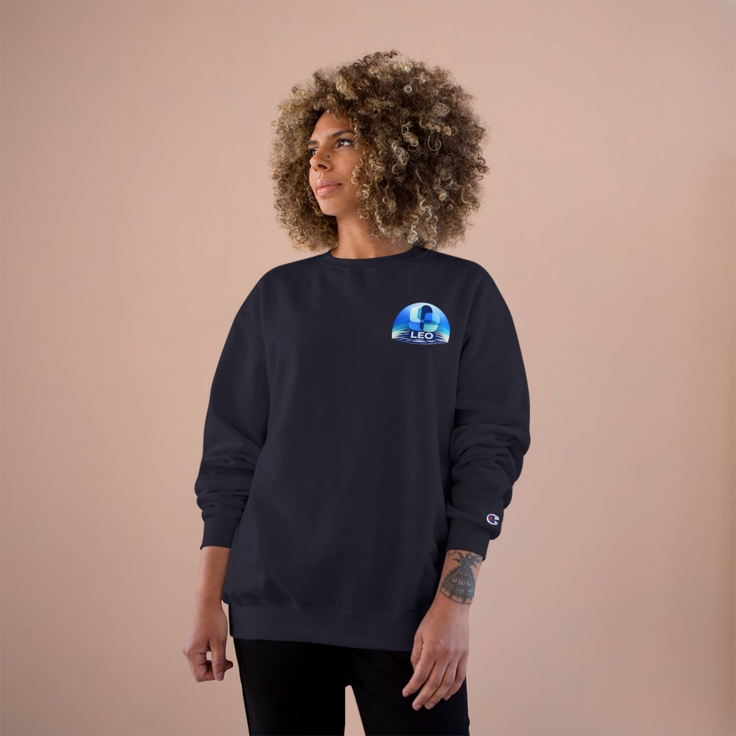 Leo Globe Premium Crewneck Sweatshirt