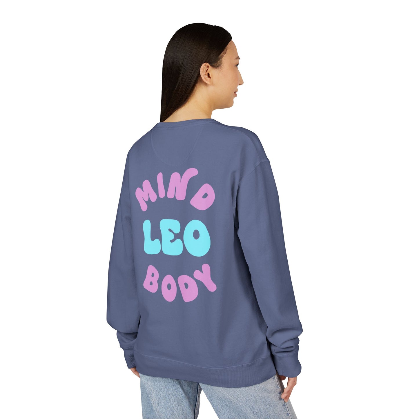 Healing Is Not Linear Crewneck - Lilac and Teal
