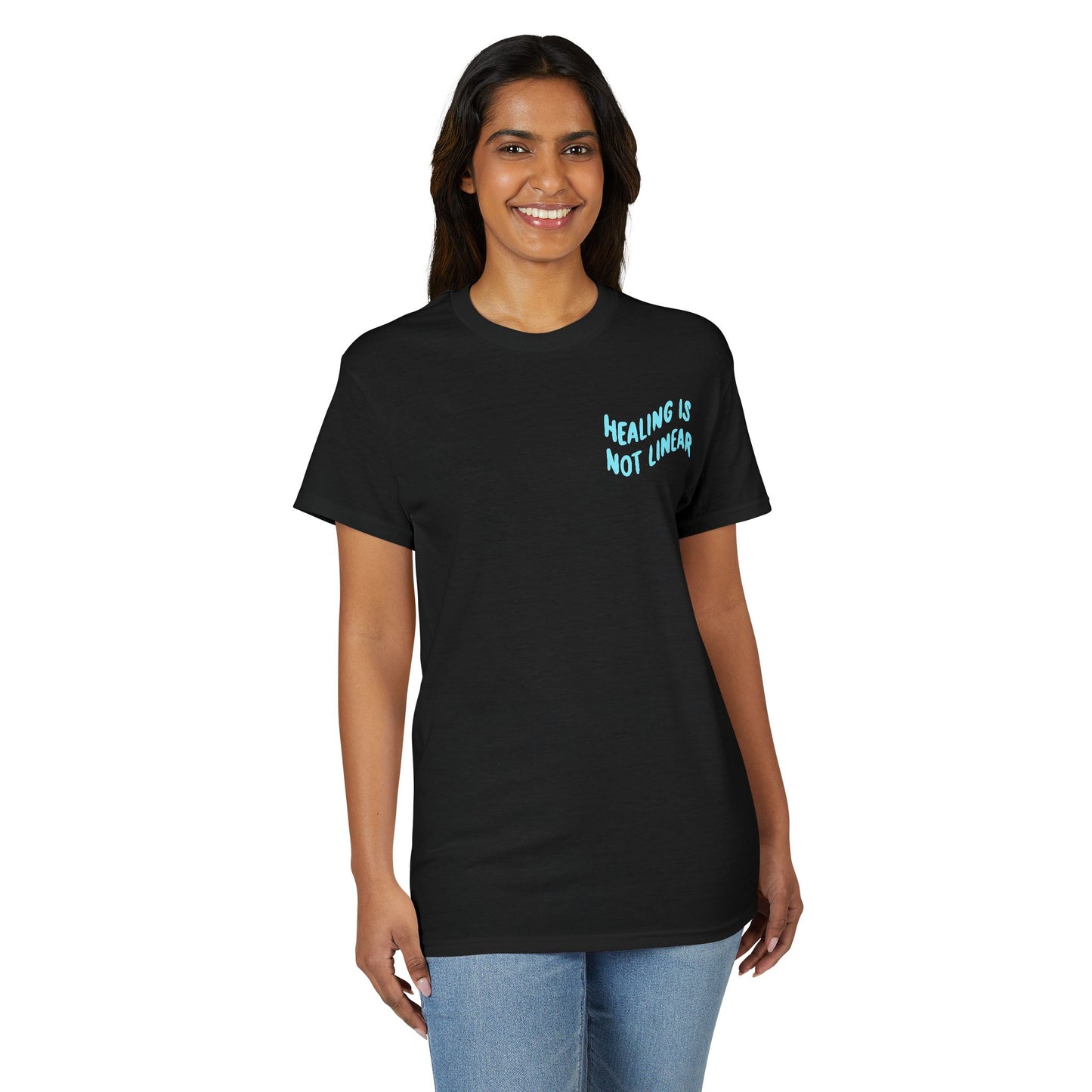 Leo Mind and Body T-Shirt - Teal and Lilac