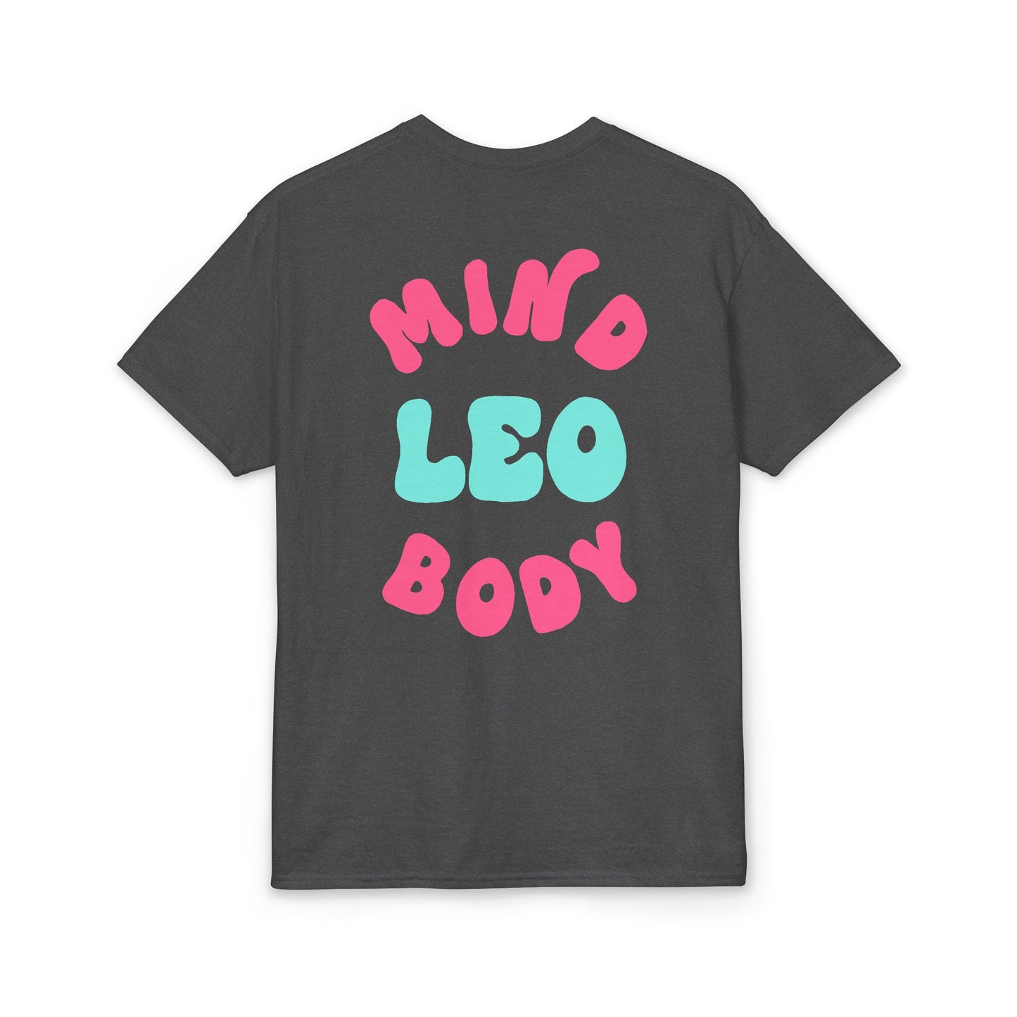 Leo Mind and Body T-Shirt - Teal and Lilac