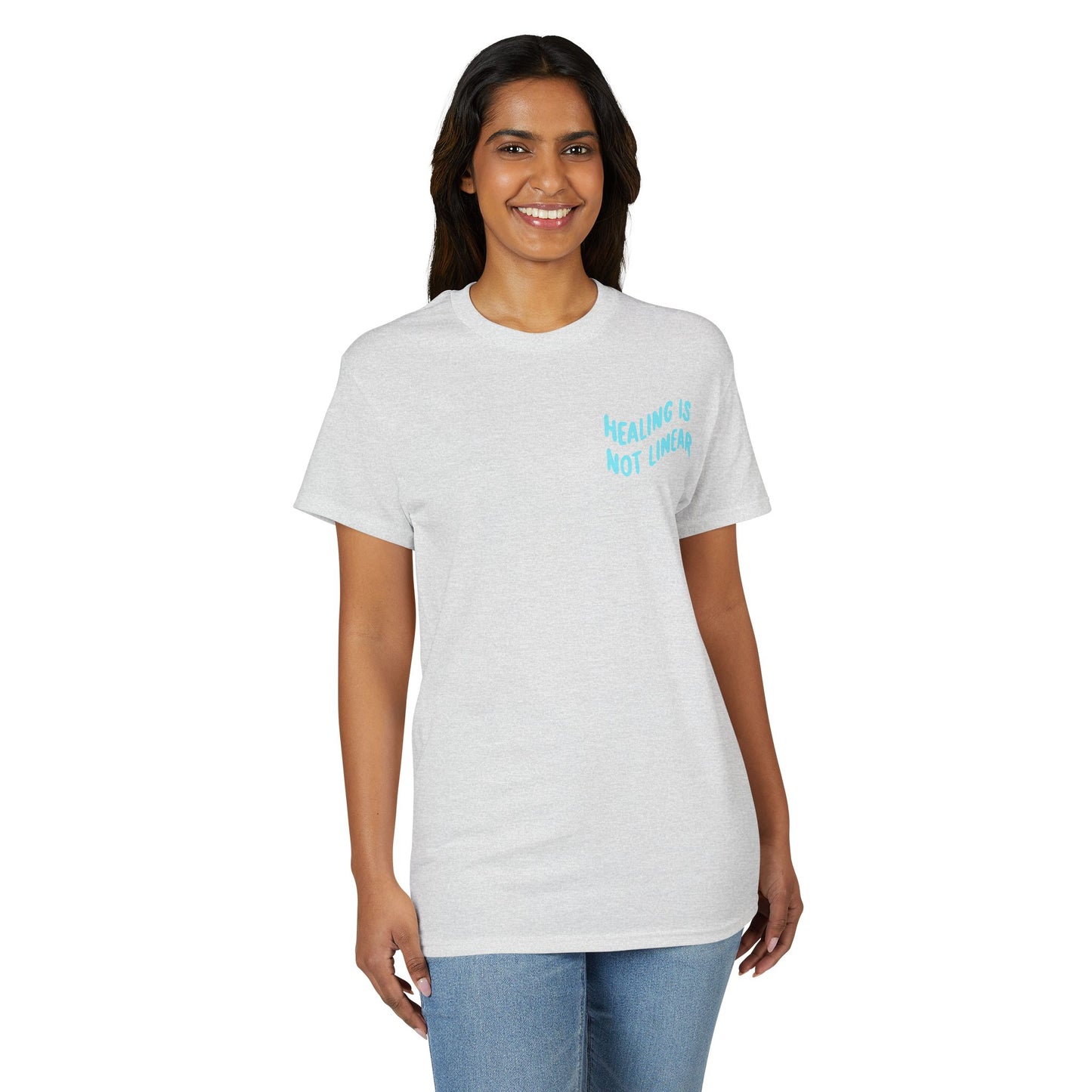 Leo Mind and Body T-Shirt - Teal and Lilac