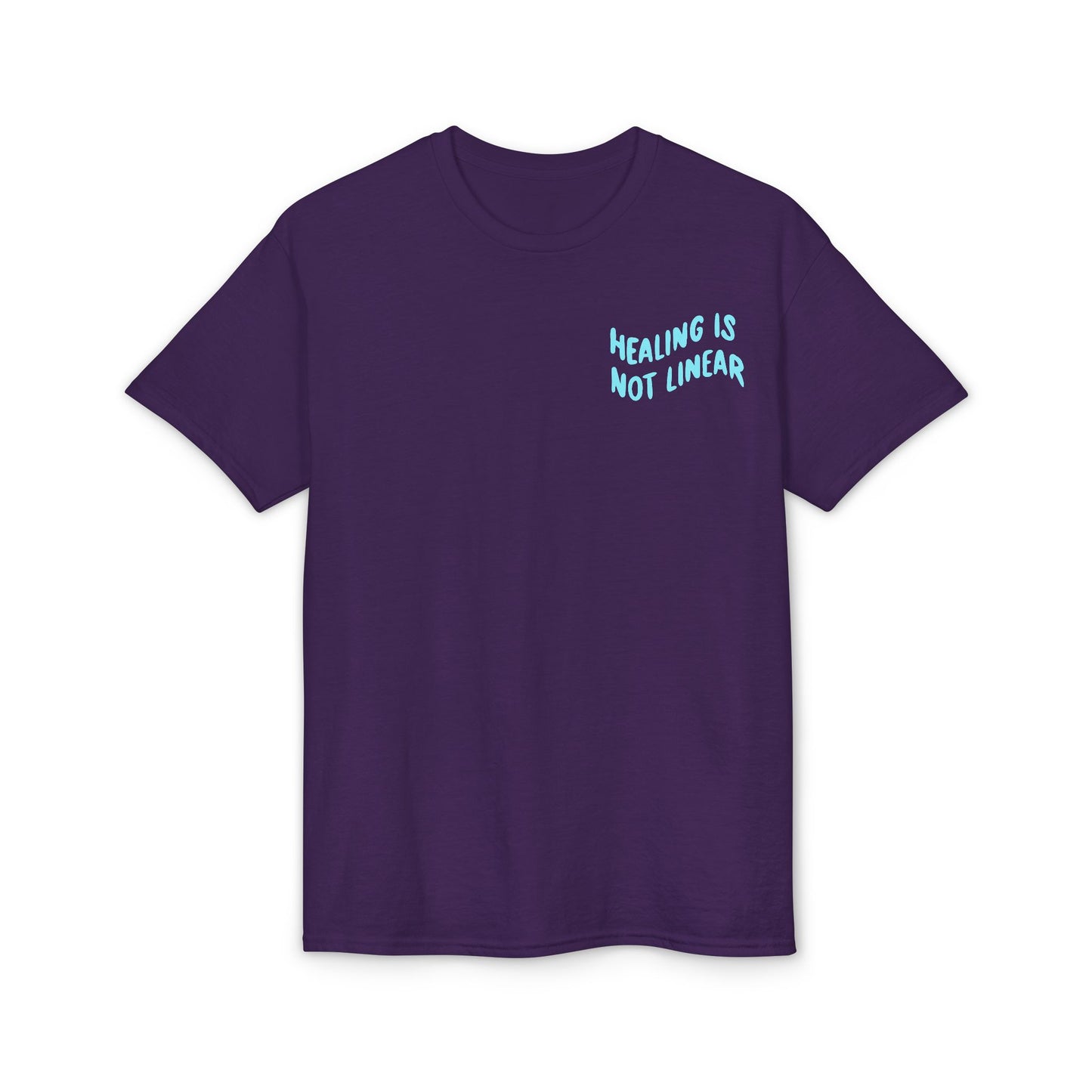 Leo Mind and Body T-Shirt - Teal and Lilac