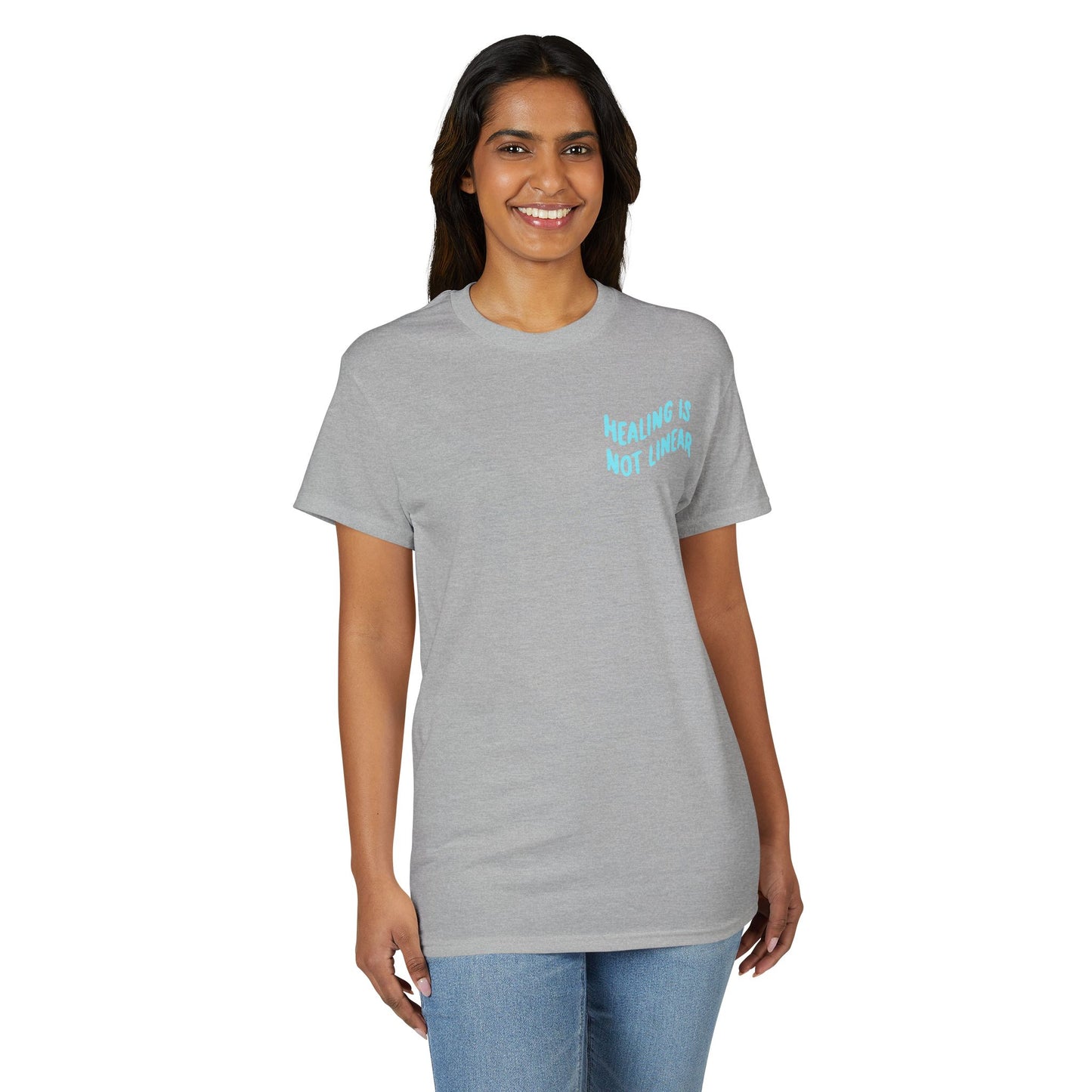 Leo Mind and Body T-Shirt - Teal and Lilac