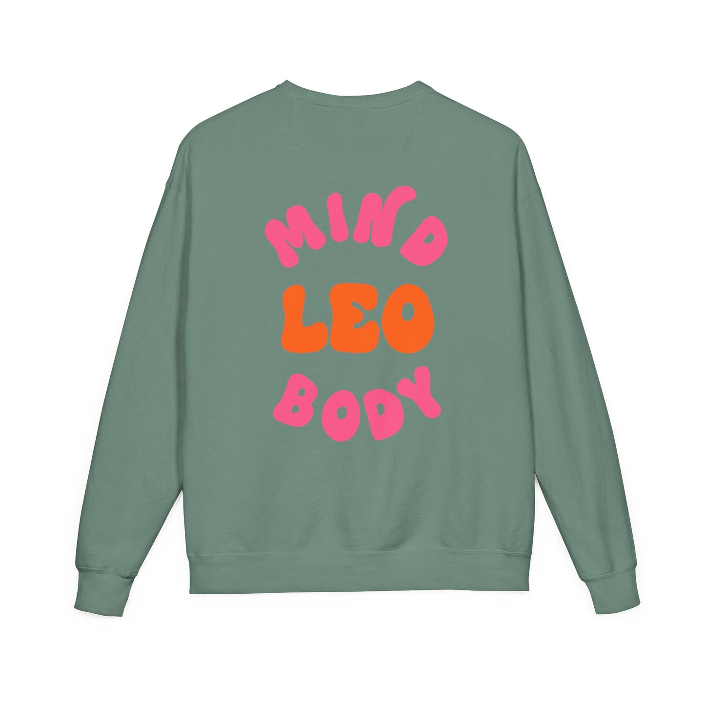 Healing Is Not Linear Crewneck - Orange and Pink Writing