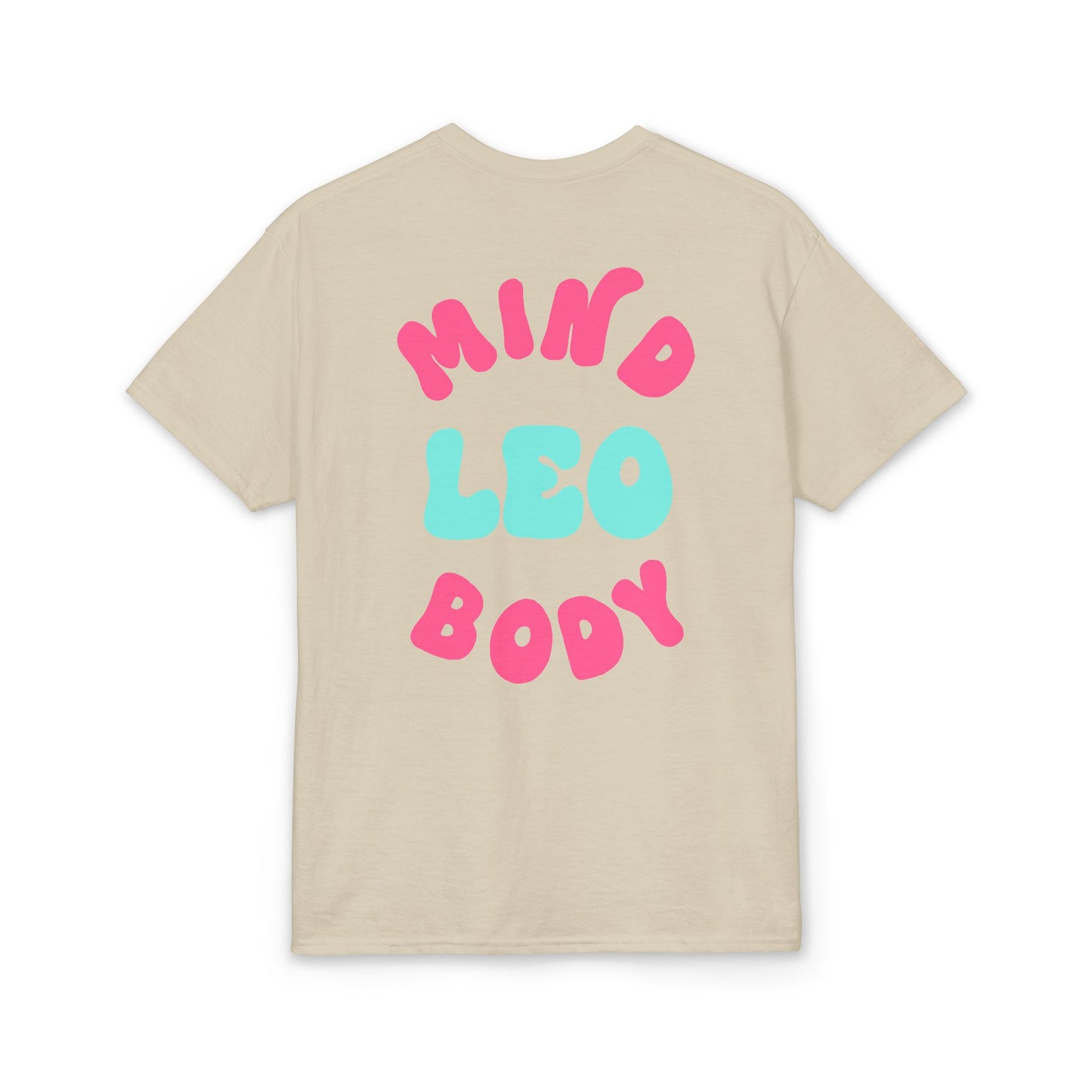 Leo Mind and Body T-Shirt - Teal and Lilac