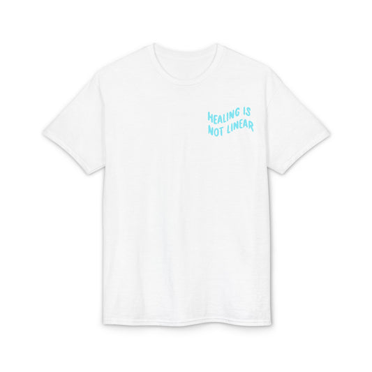 Leo Mind and Body T-Shirt - Teal and Lilac