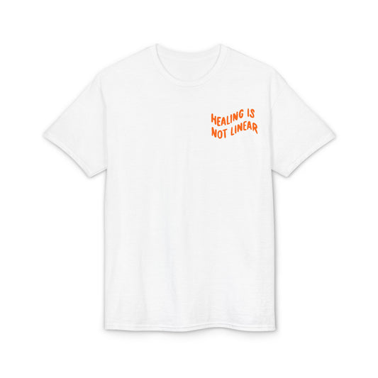 Leo Mind and Body T-Shirt - Pink and Orange