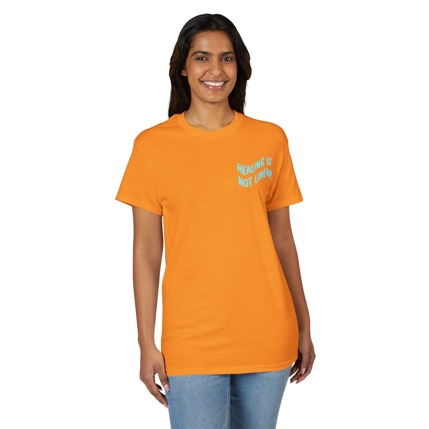 Leo Mind and Body T-Shirt - Teal and Lilac