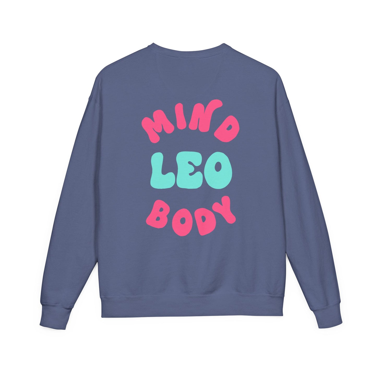 Healing Is Not Linear Crewneck - Teal and Pink Writing