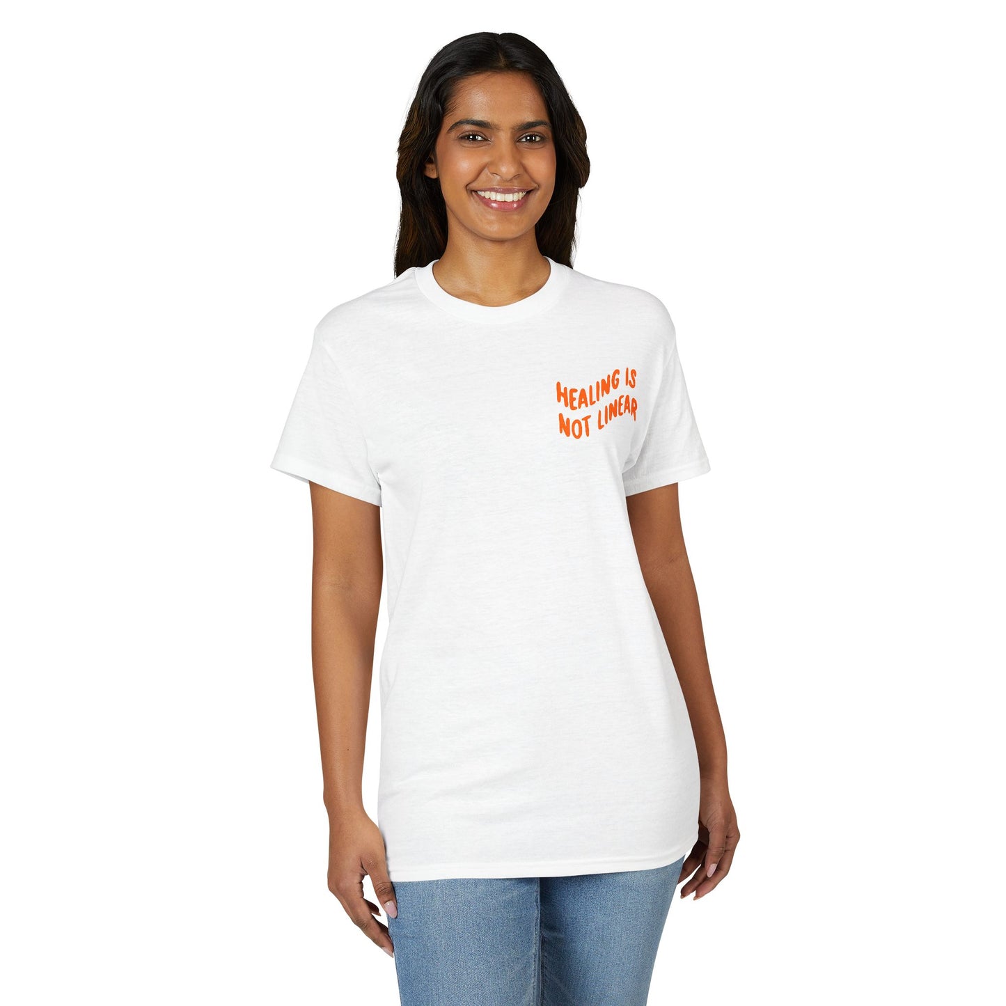 Leo Mind and Body T-Shirt - Pink and Orange