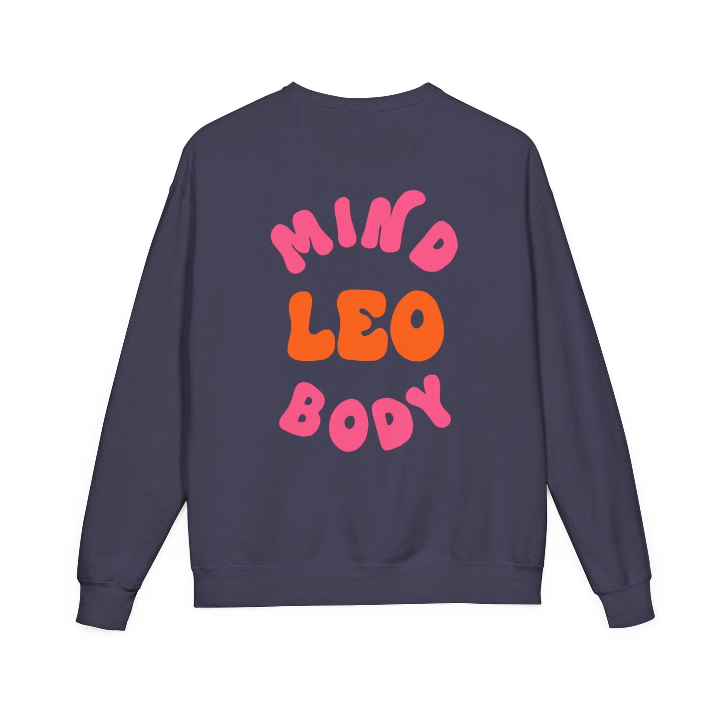 Healing Is Not Linear Crewneck - Orange and Pink Writing