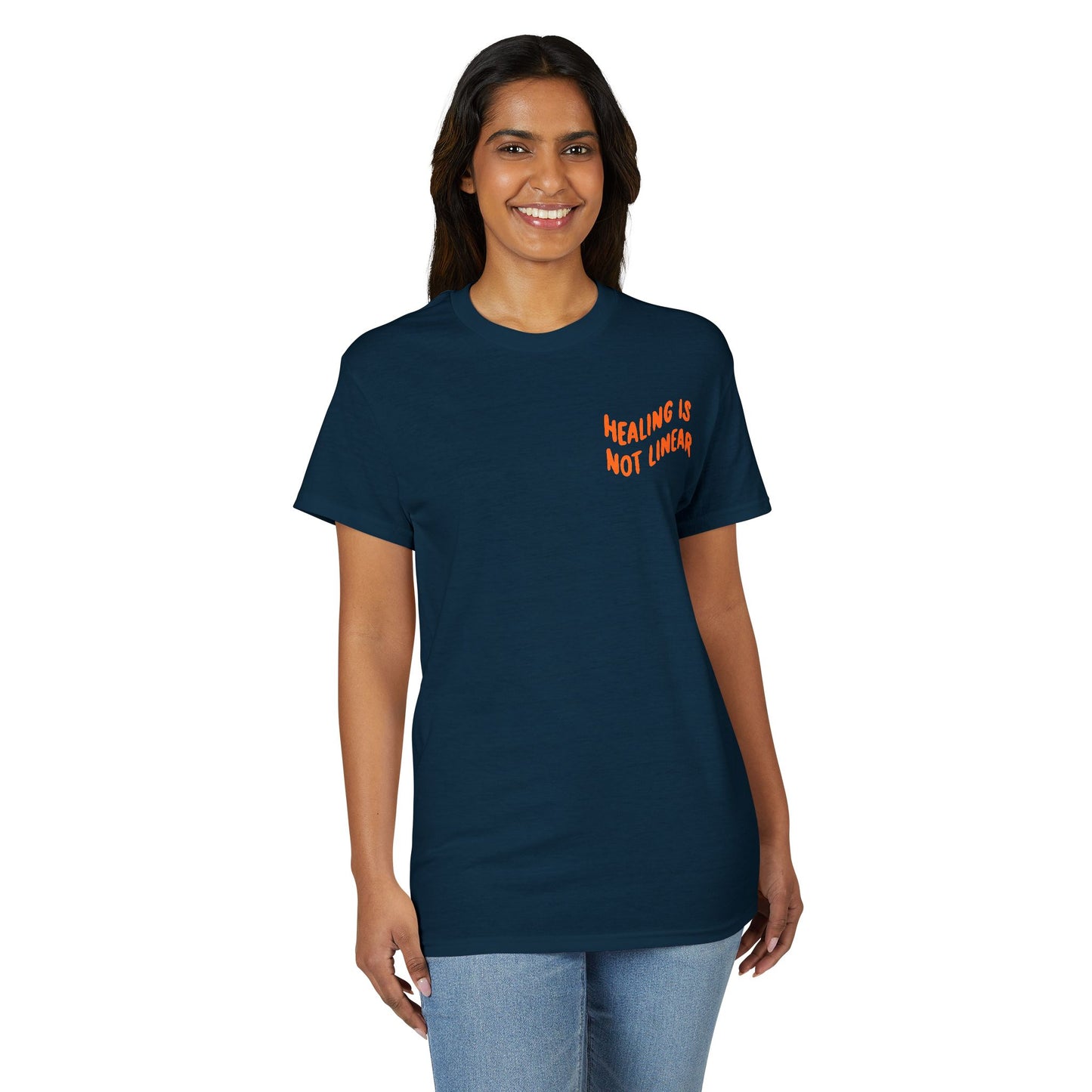 Leo Mind and Body T-Shirt - Pink and Orange