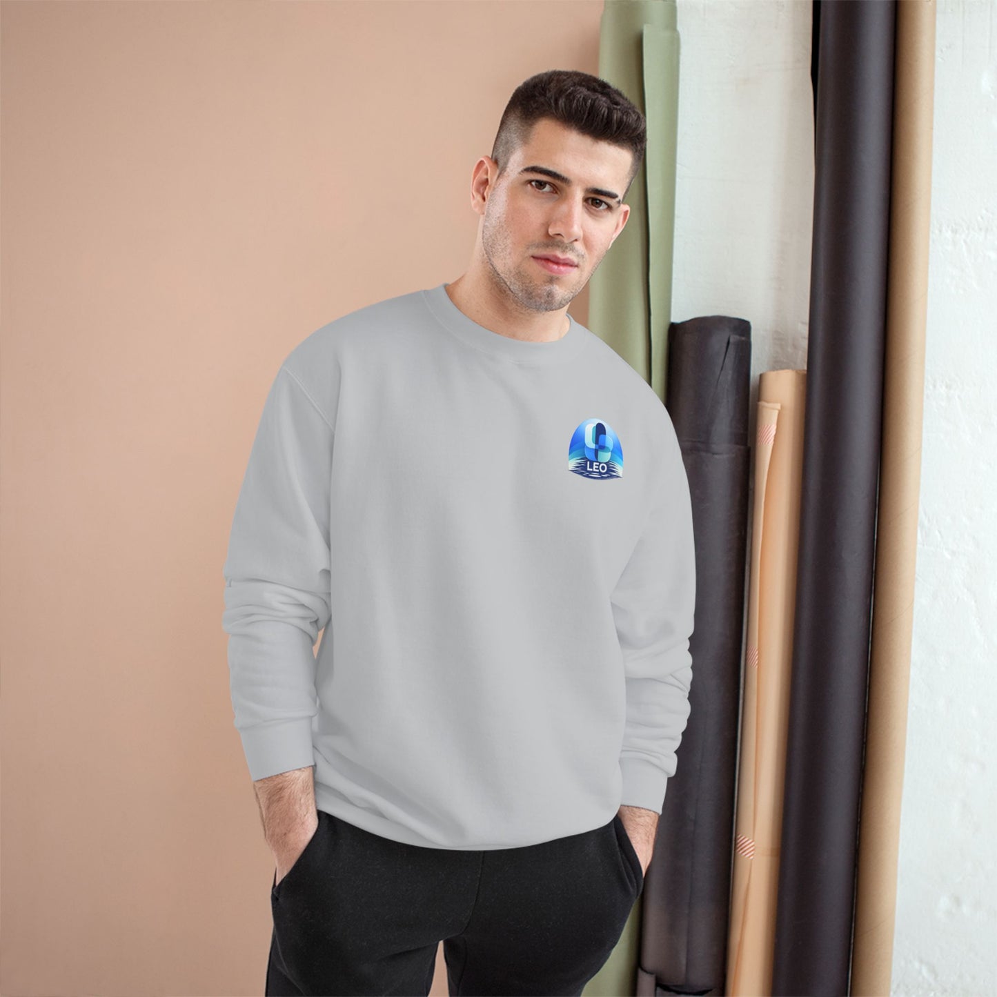 Leo Globe Premium Crewneck Sweatshirt