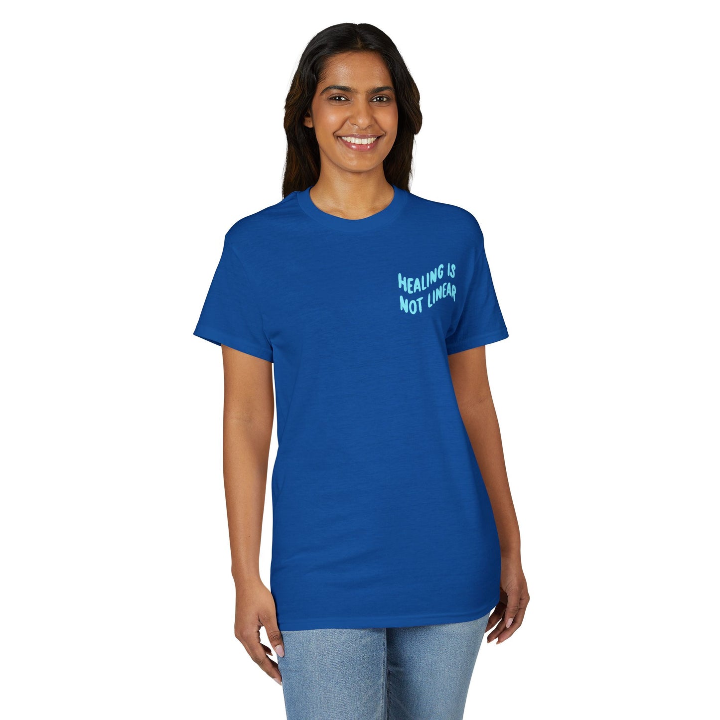 Leo Mind and Body T-Shirt - Teal and Lilac