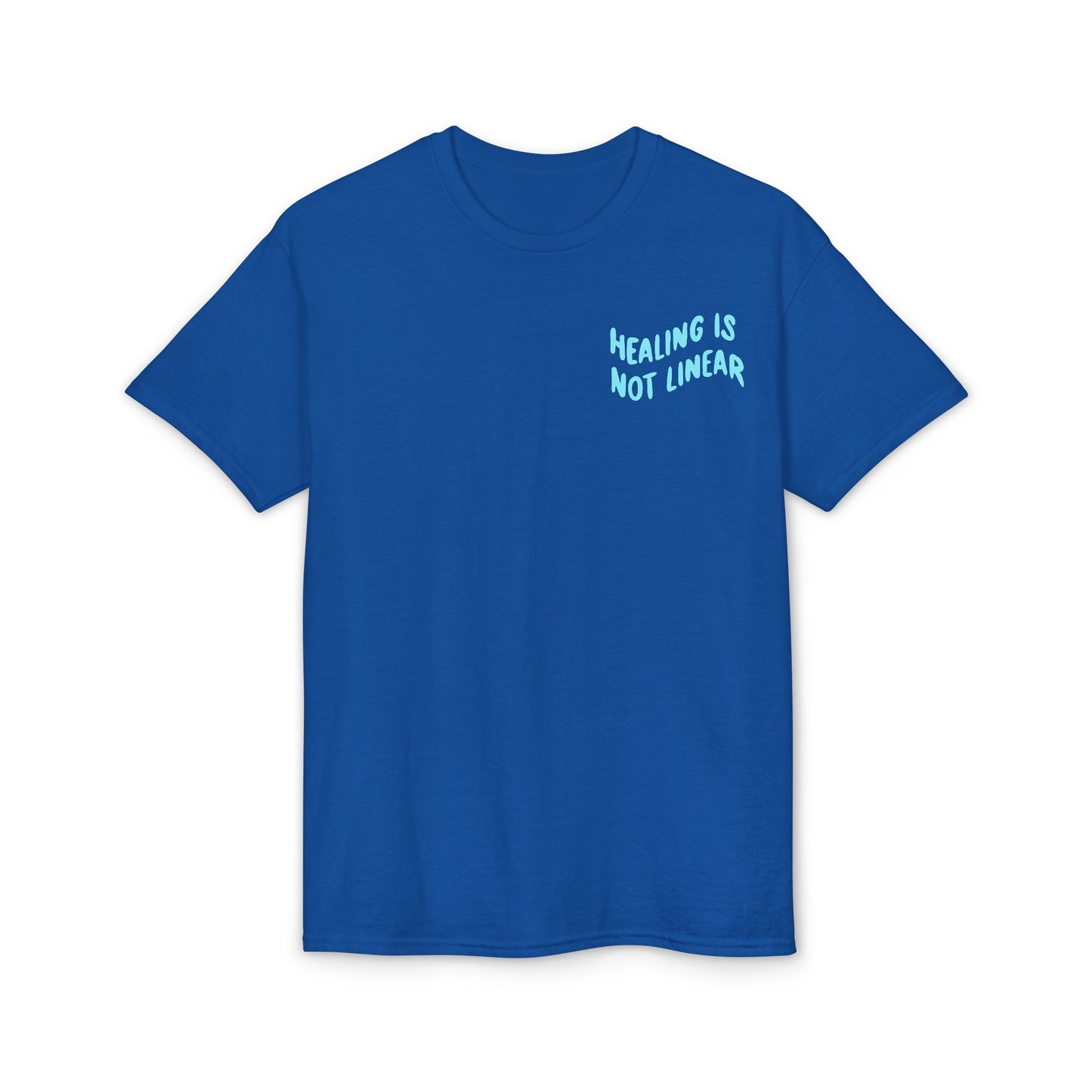Leo Mind and Body T-Shirt - Teal and Lilac