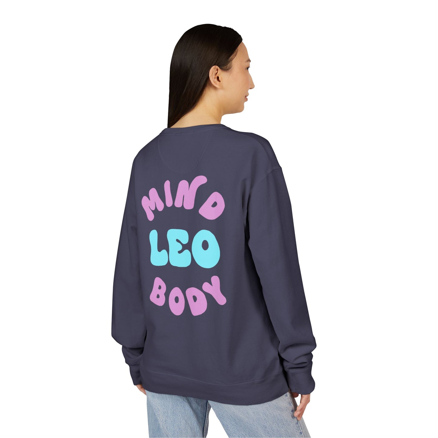 Healing Is Not Linear Crewneck - Lilac and Teal