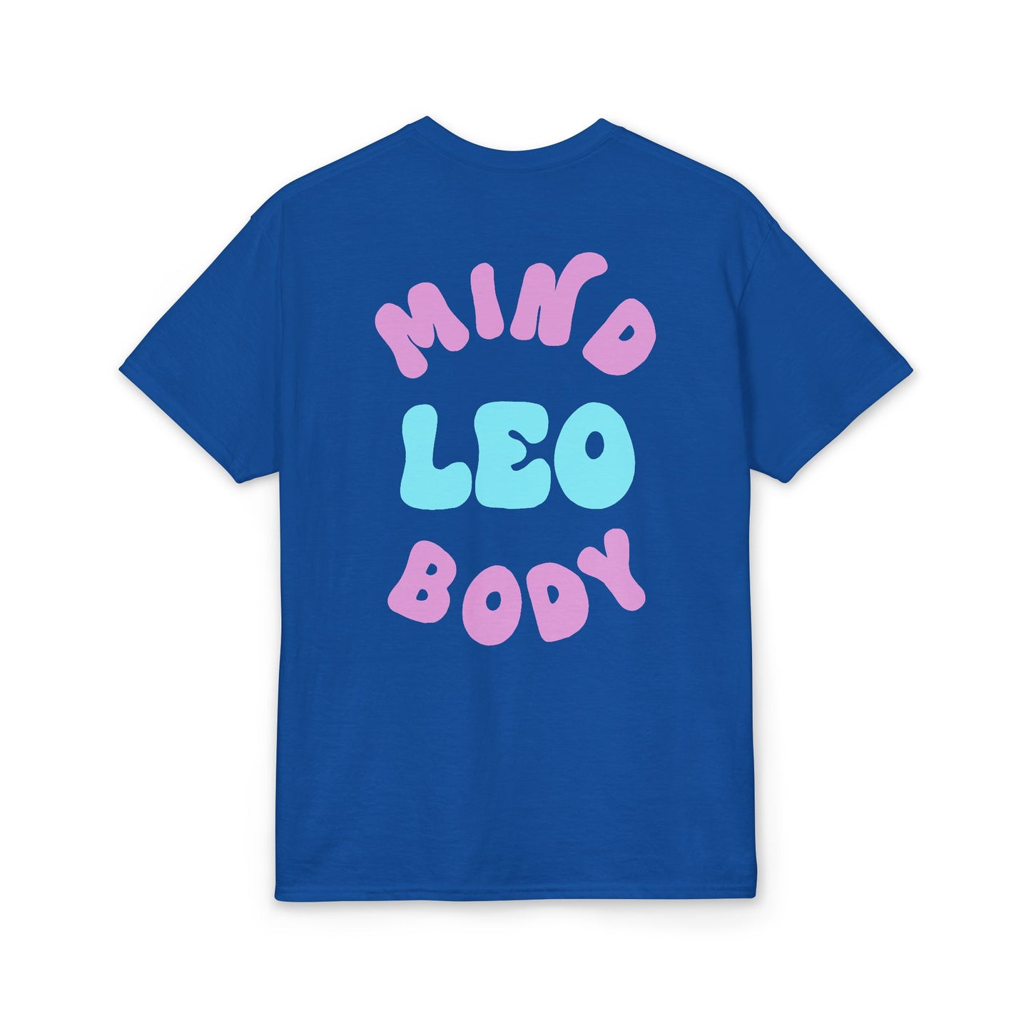 Leo Mind and Body T-Shirt - Teal and Lilac