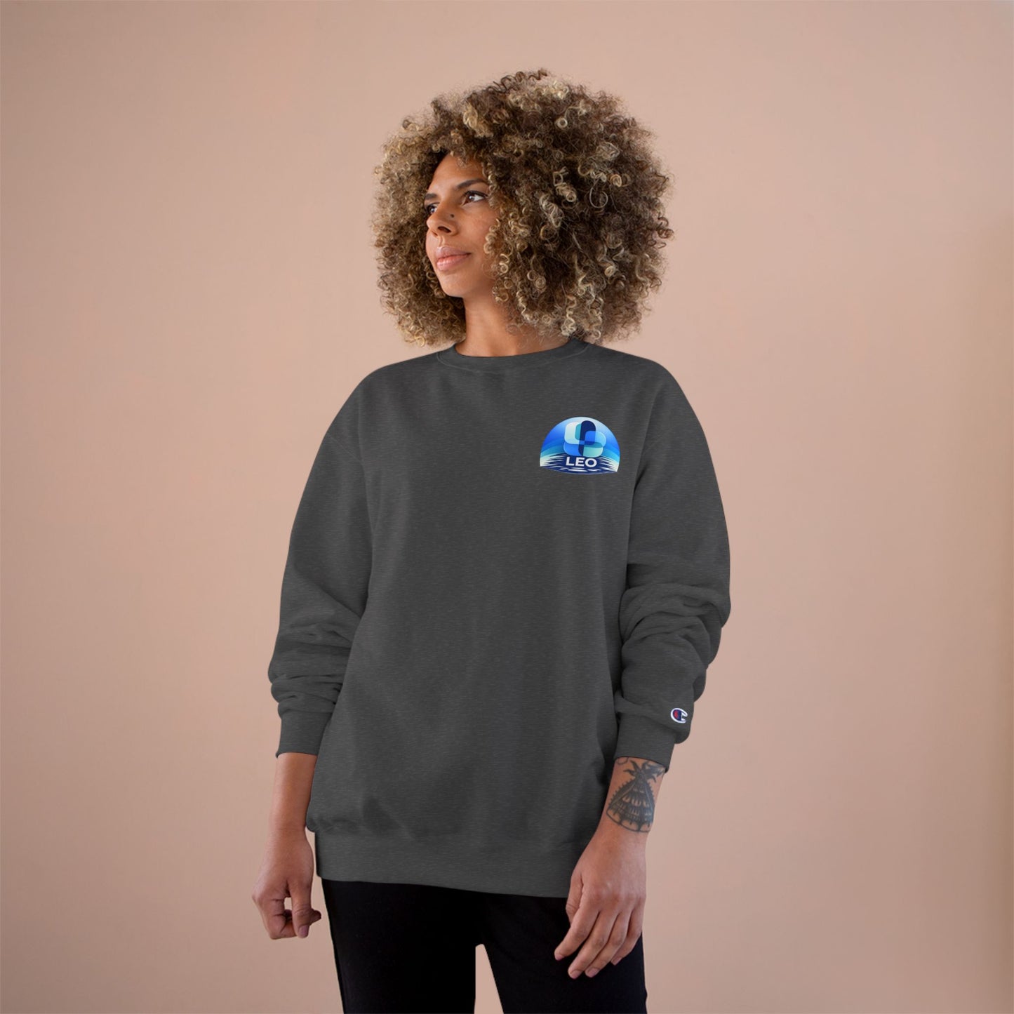 Leo Globe Premium Crewneck Sweatshirt