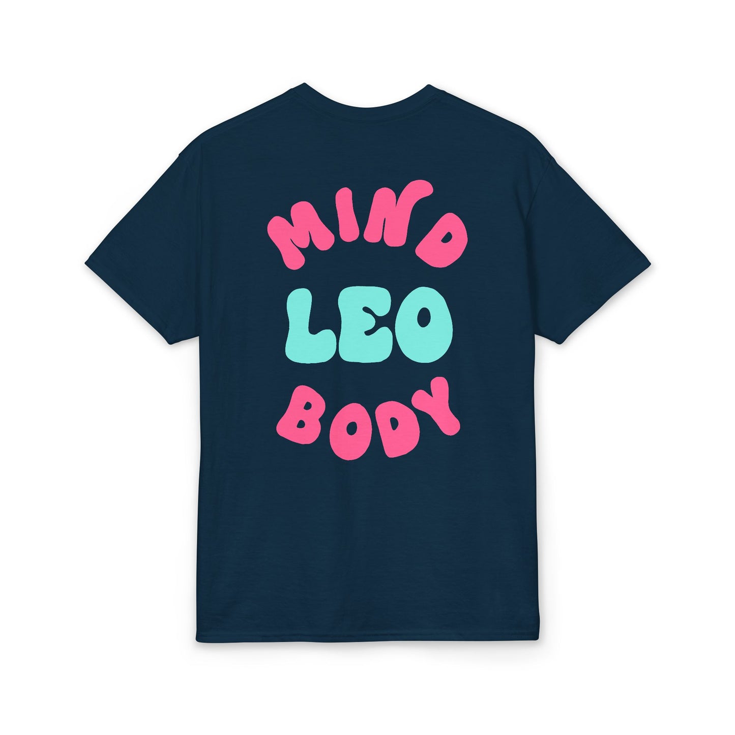 Leo Mind and Body T-Shirt - Teal and Lilac